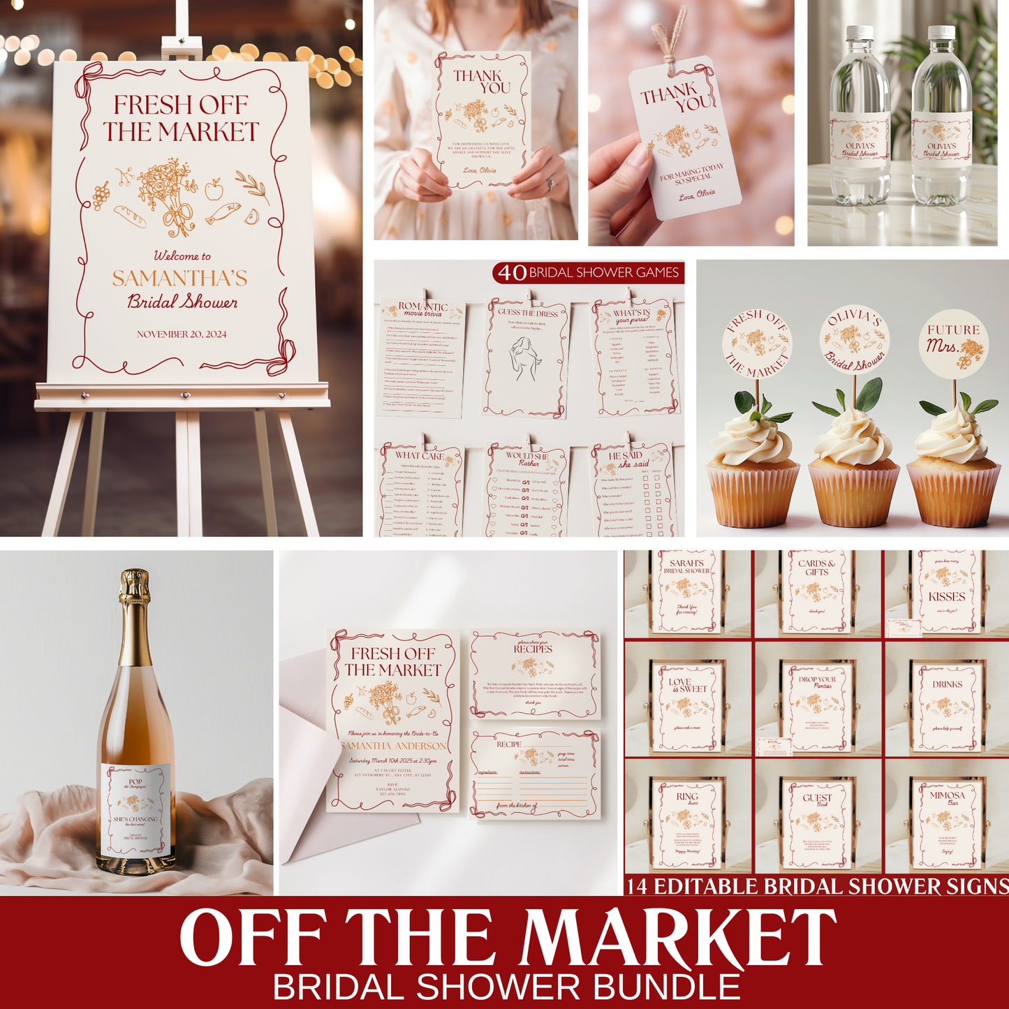 Fresh Off The Market Bridal Shower Bundle