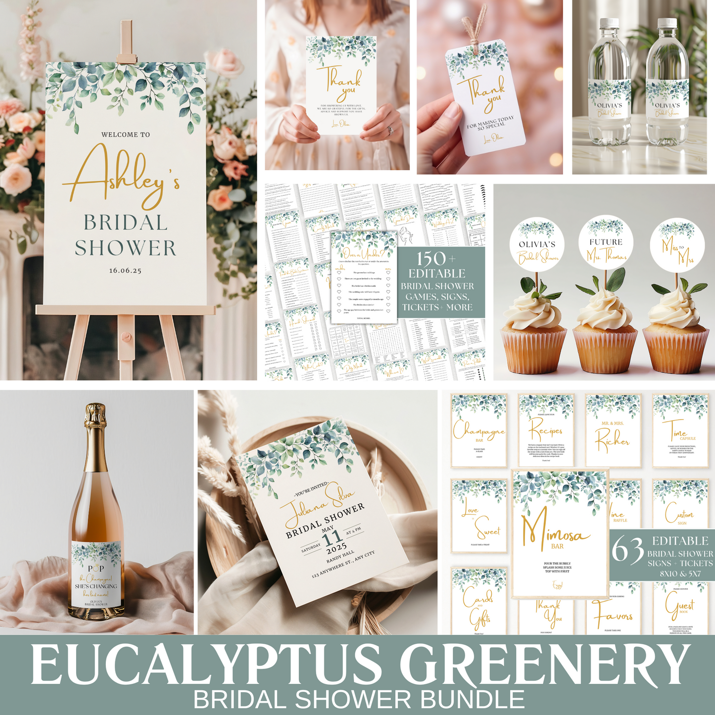 Eucalyptus Bridal Shower Bundle