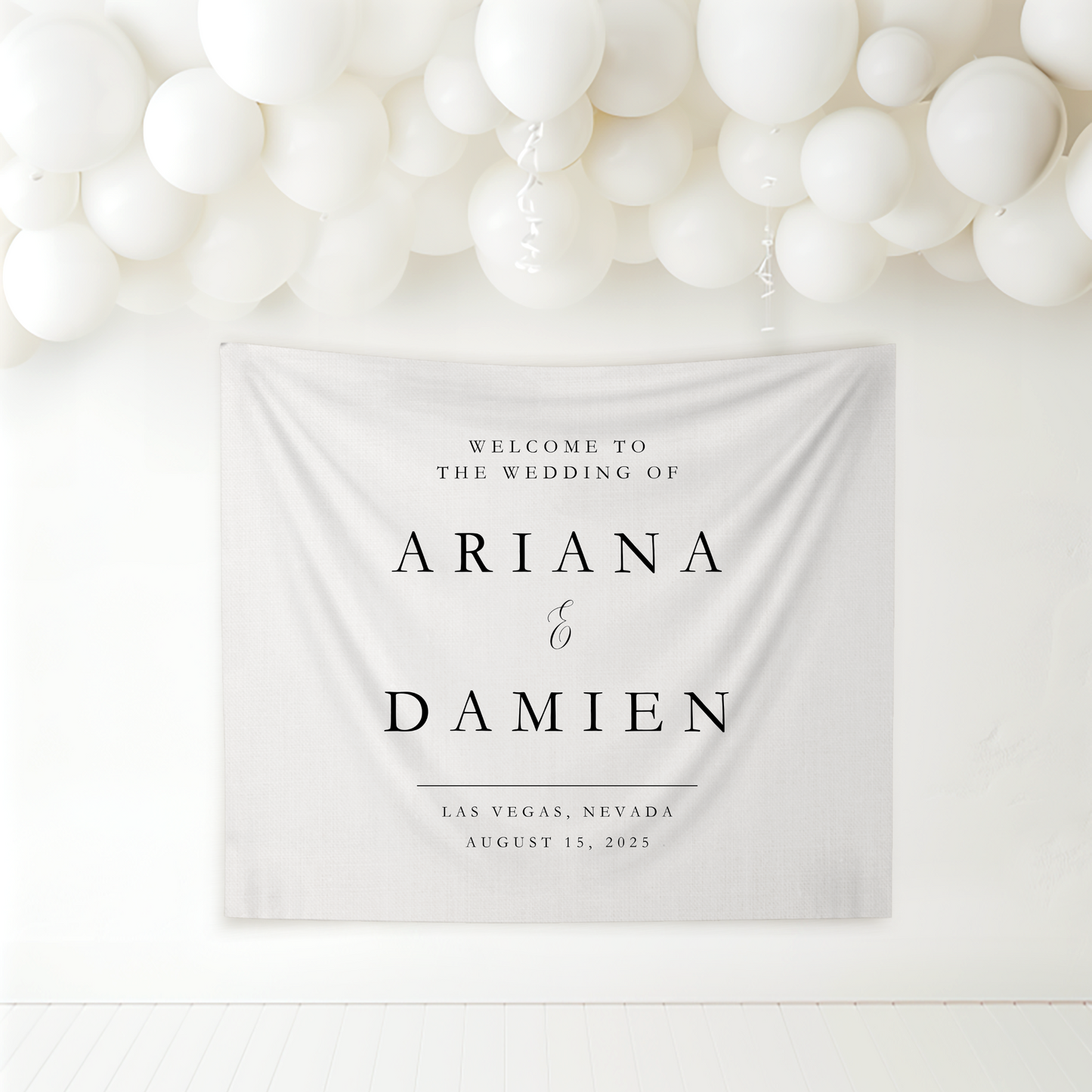 Fabric Wedding Sign Personalised Wedding Welcome Sign Fabric Sign Custom Linen Wedding Aisle Decor Boho Wedding Arch Decor