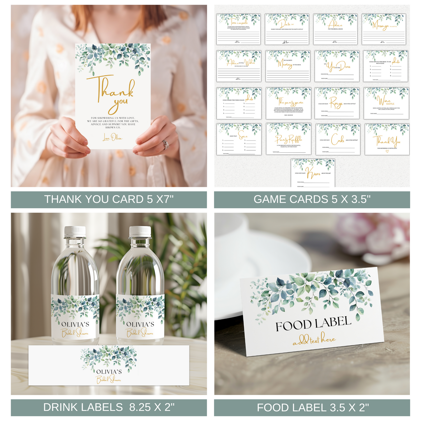 Eucalyptus Bridal Shower Bundle