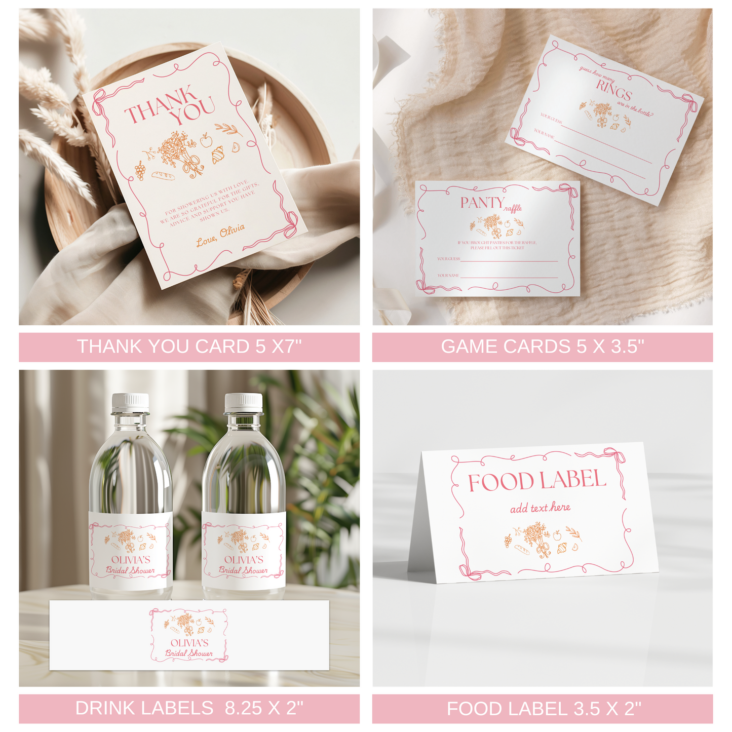 Spring Fresh Off The Market Bridal Shower bundle