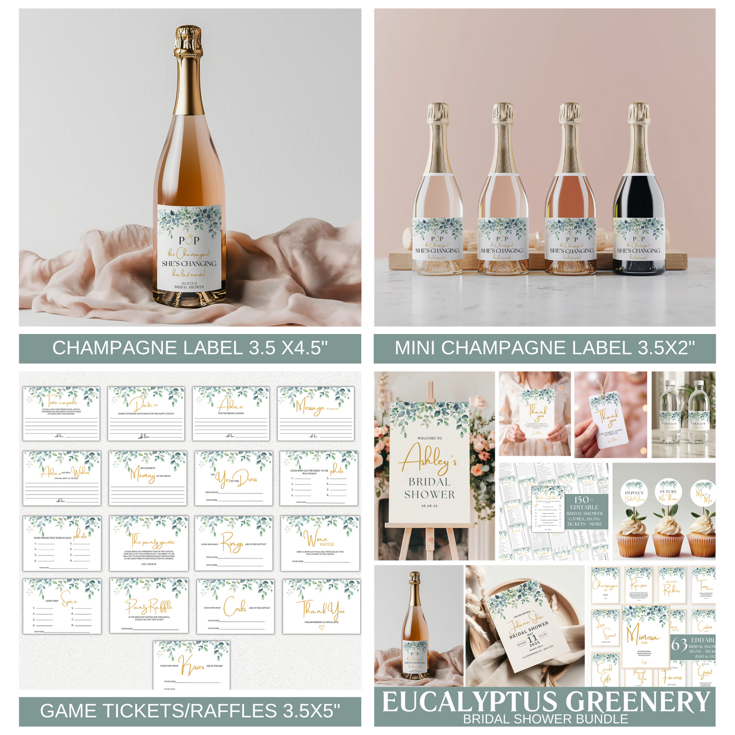Eucalyptus Bridal Shower Bundle