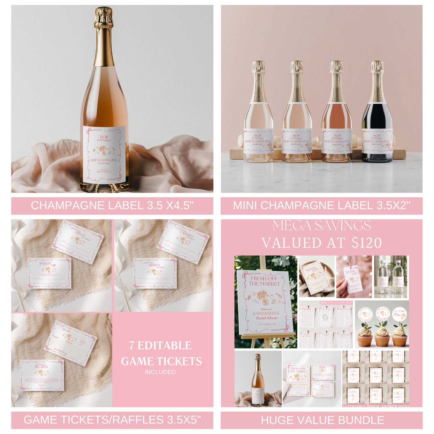 Spring Fresh Off The Market Bridal Shower bundle