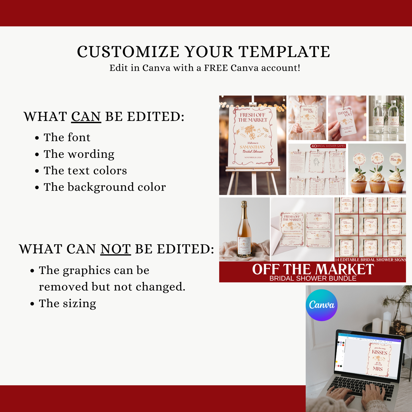 Fresh Off The Market Bridal Shower Bundle