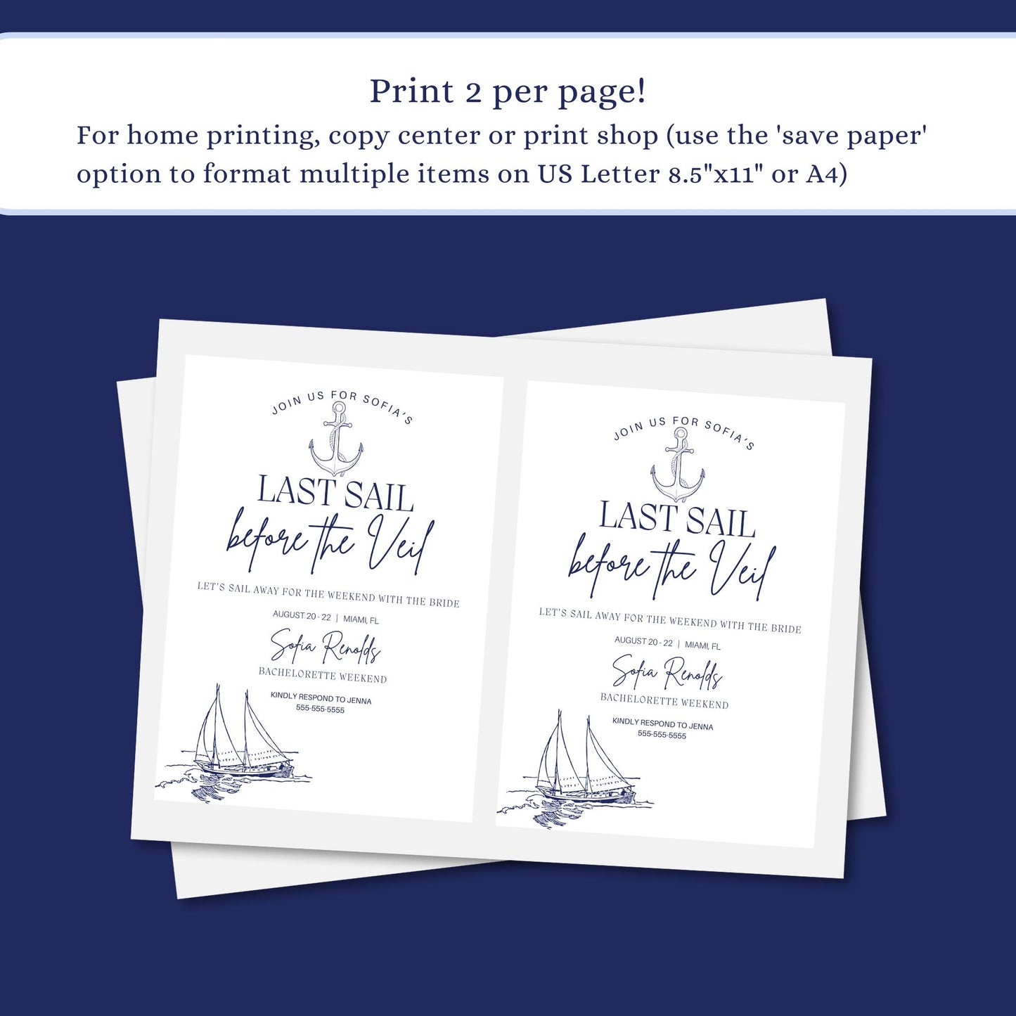 Last sail before the veil Bachelorette Party Invitation Coastal Bachelorette Printable Bridal Party Itinerary Games sailing Beach bach