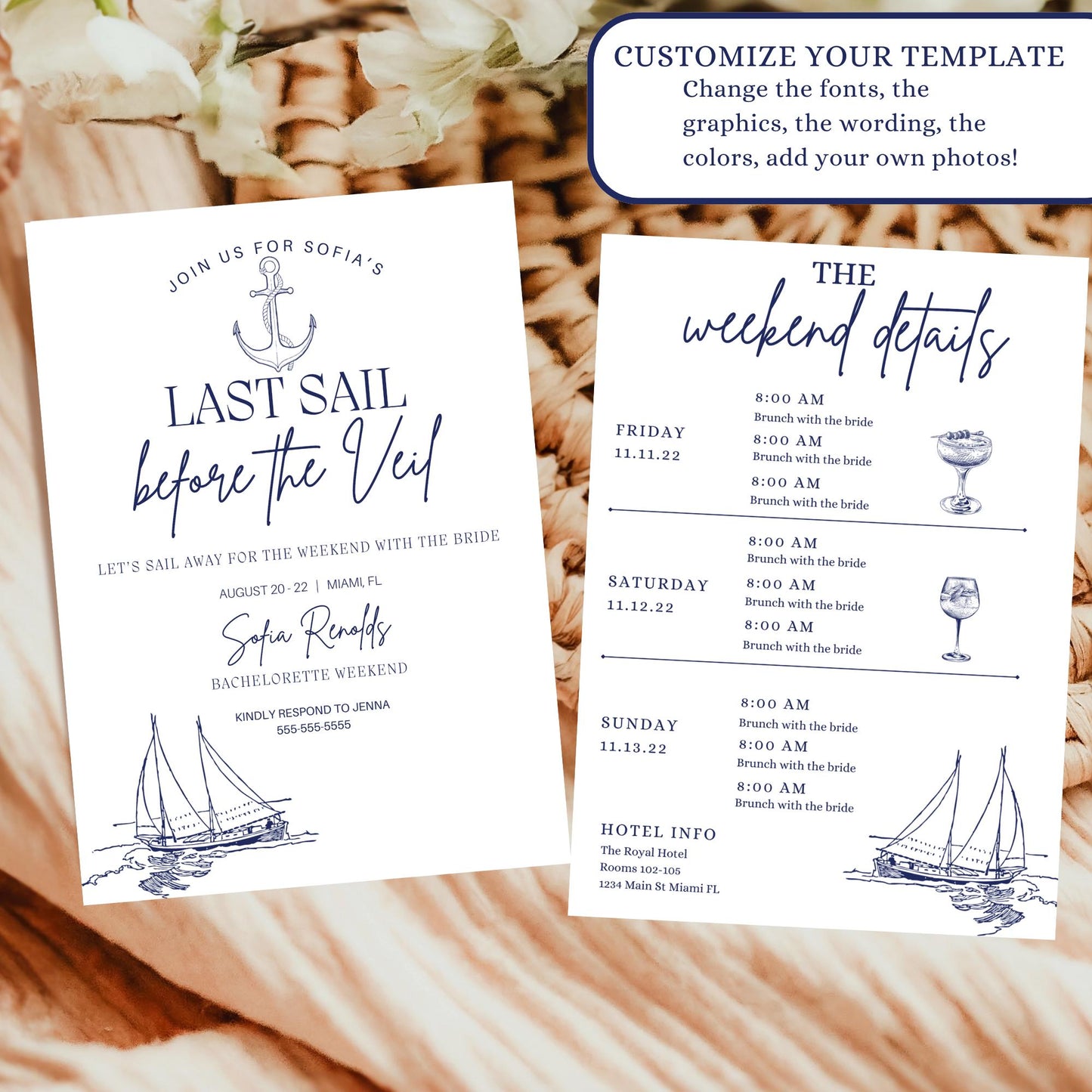 Last sail before the veil Bachelorette Party Invitation Coastal Bachelorette Printable Bridal Party Itinerary Games sailing Beach bach