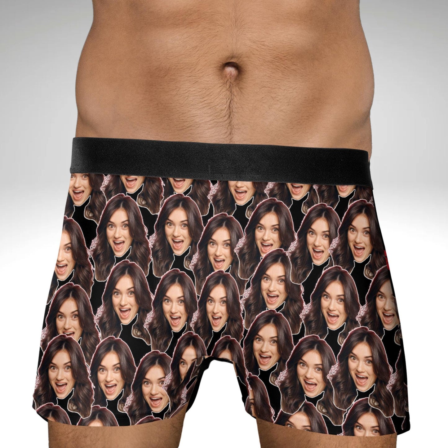 Face Underwear Boxers with Face Custom Underwear Naughty Valentines Day Gift for Him Personalized Boxers Custom Boxers One Year Anniversary