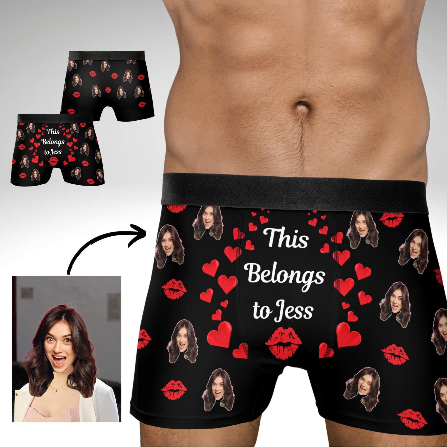 bachelor party gifts,christmas gifts,custom boxers shorts,custom wedding gift,funny gifts,gift for him,gifts for groomsmen,gifts for husband,halloween gifts,men's face underwear,prank gift,underwear,underwear with face