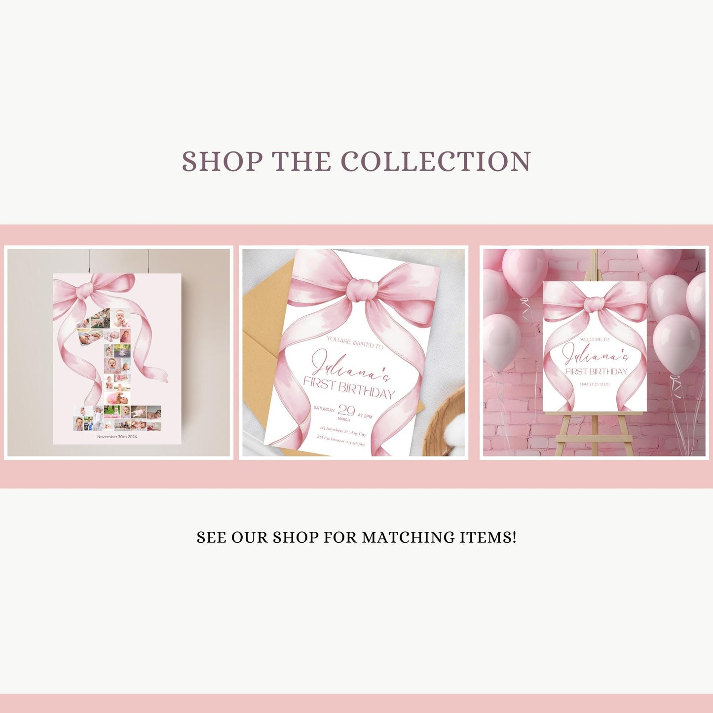 Pink Bow First Birthday Milestone Sign Girls just wanna be One My first Year sign Coquette Aesthetic Bday Welcome Sign Baby 1st decoration