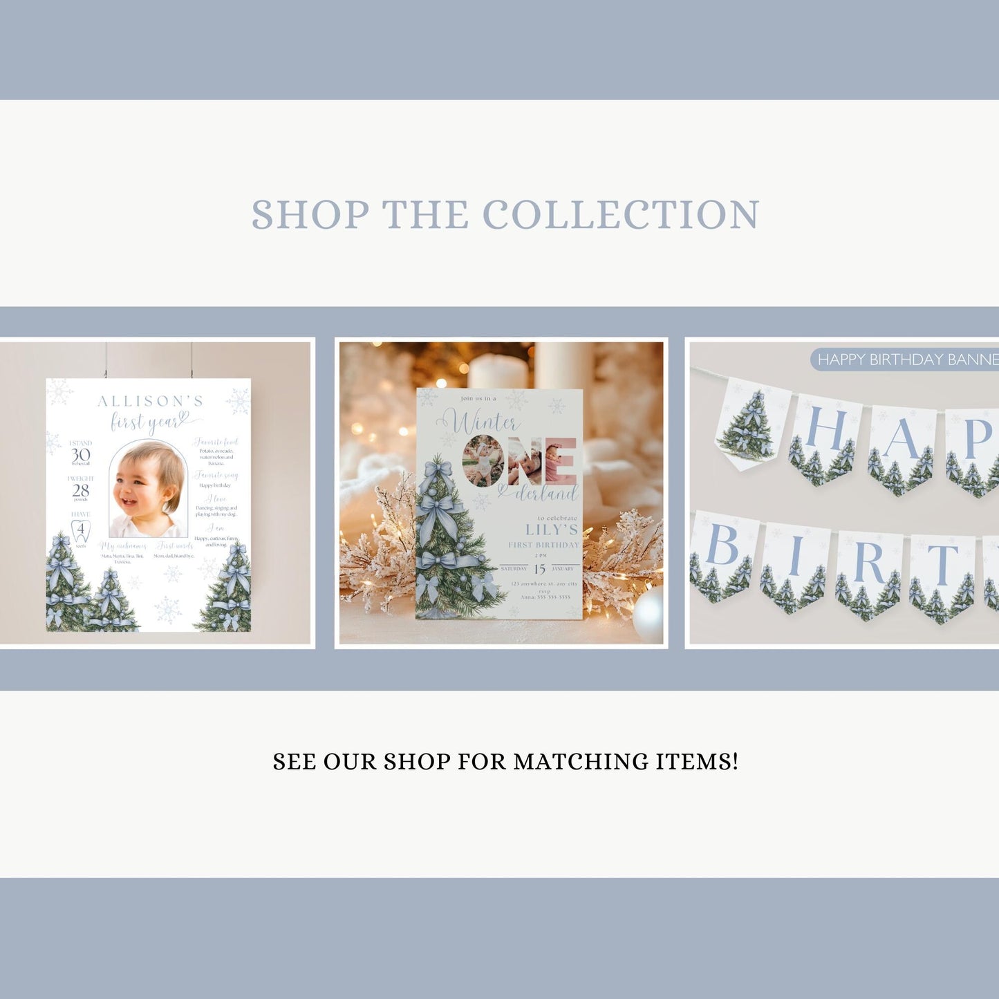 Winter Onederland Birthday Personalized Banner 1st Birthday Winter Wonderland Party Decor Photo Backdrop Winter Custom First Birthday