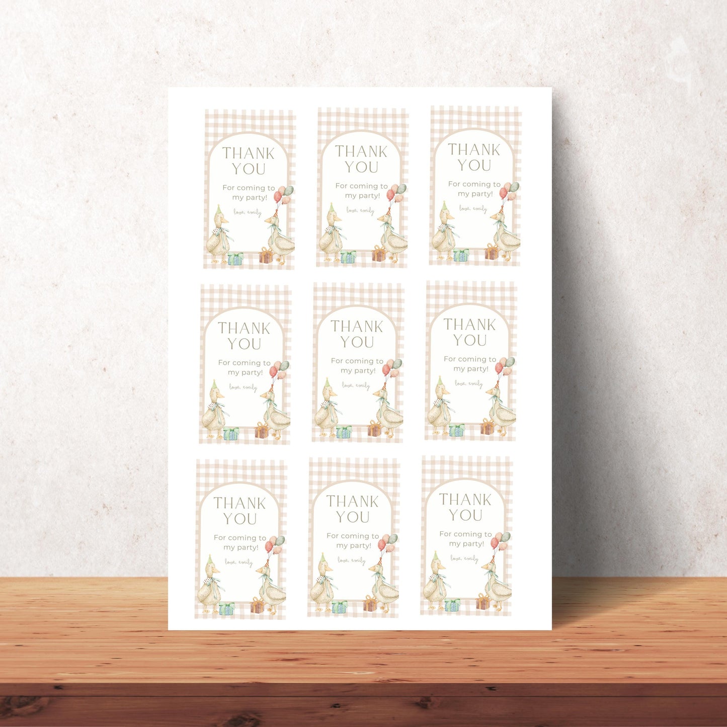 Goose First Birthday Party Bundle, Silly Goose Birthday Invitation Bundle, Farm, Editable, Printable