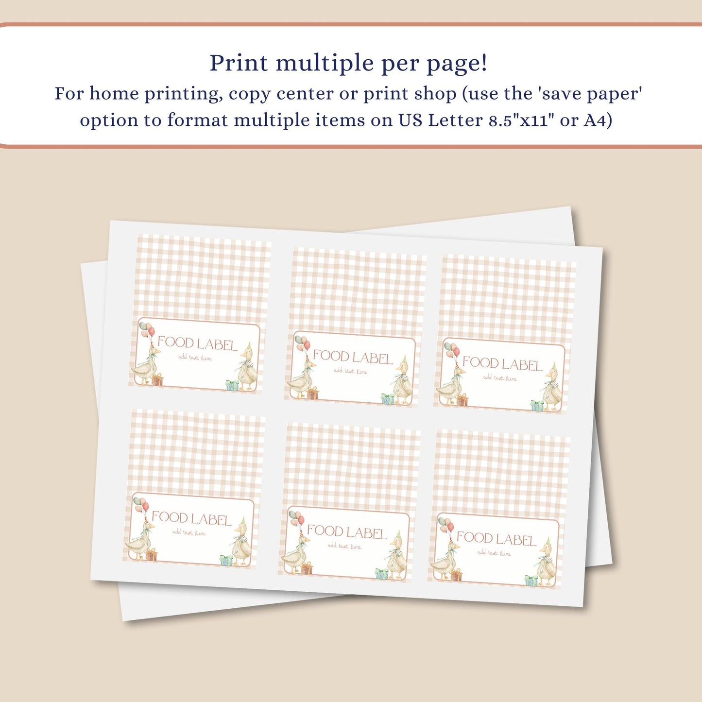 EDITABLE One Silly Goose Party Food Tent Card, Silly Goose Birthday Food Name Card, Boy Birthday Decoration, Printable