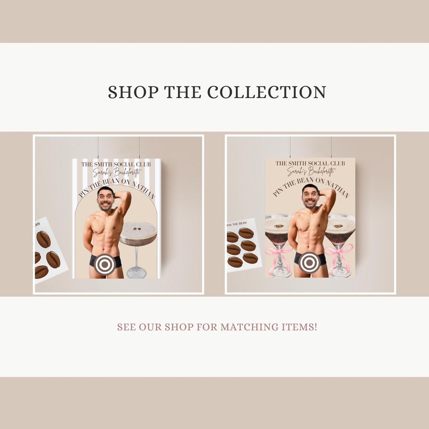 Espresso Martini Bachelorette Party Banner martini social club personalized decor sign Martini Bach Backdrop Espresso Martini with Pink Bow