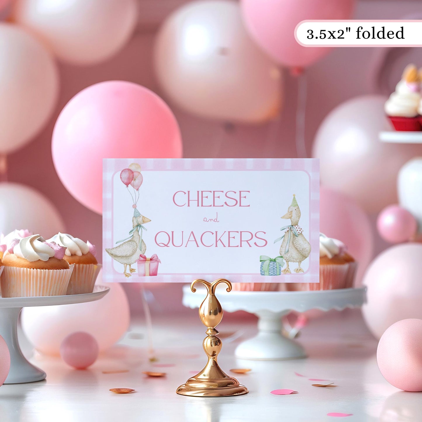 Silly Goose Birthday Food Label Template Goose 1st Birthday Food Table Decor First Birthday Buffet Label Silly Goose 1st Birthday Ideas