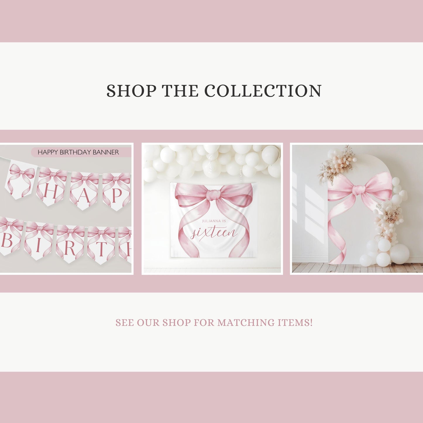 16th birthday invitation Pink Coquette Invite 16th Birthday Invitation Girl sixteenth Pink Bow Birthday Teen Birthday Party Sweet Sixteen