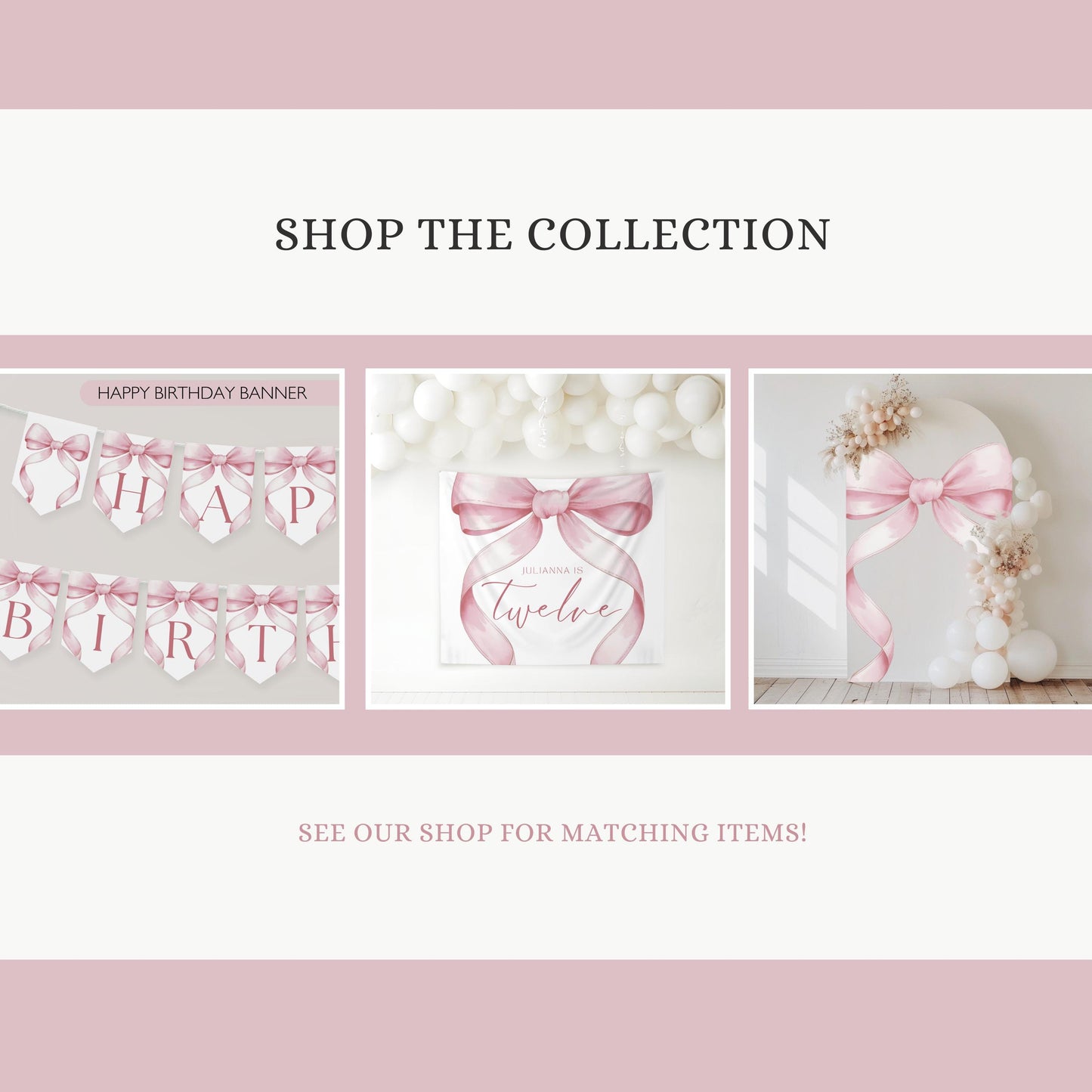 12th Birthday Invitation Pink Coquette Invite Girl Twelfth Pink Bow Birthday Evite Tween Birthday Party Bow Party Invitation editable