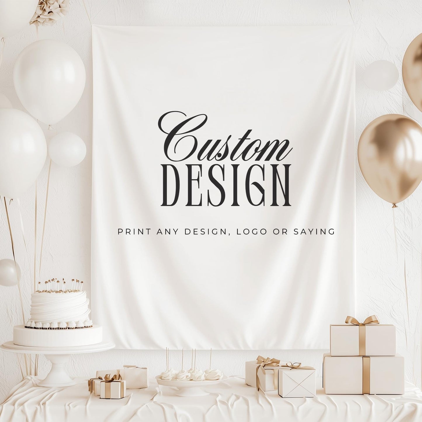 Custom Banner Tapestry Personalized Party Banner Bridal Shower Backdrop Bachelorette Weekend Decor Baby Shower Welcome Sign Birthday Party
