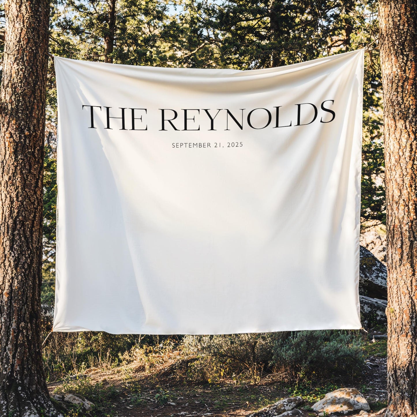 Fabric Wedding Sign Personalised Wedding Welcome Sign Fabric Sign Custom Linen Wedding Aisle Decor Boho Wedding Arch Decor