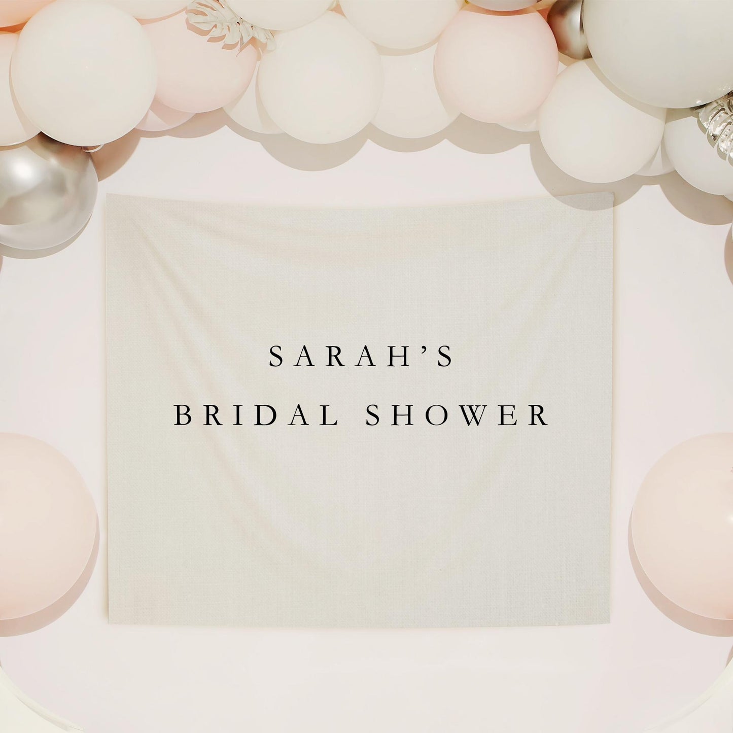 Personalized Bridal Shower Banner Custom Wedding Shower Banner Fabric Sign Fabric Bridal Shower Decor Hanging Linen Backdrop Welcome Sign
