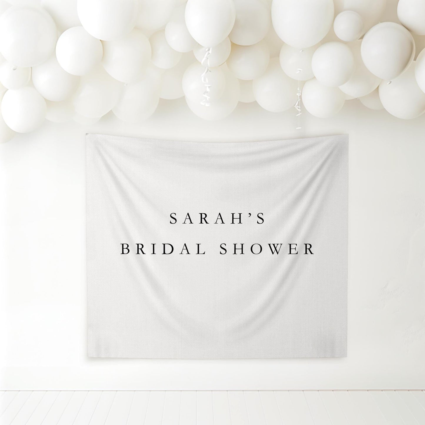 Personalized Bridal Shower Banner Custom Wedding Shower Banner Fabric Sign Fabric Bridal Shower Decor Hanging Linen Backdrop Welcome Sign