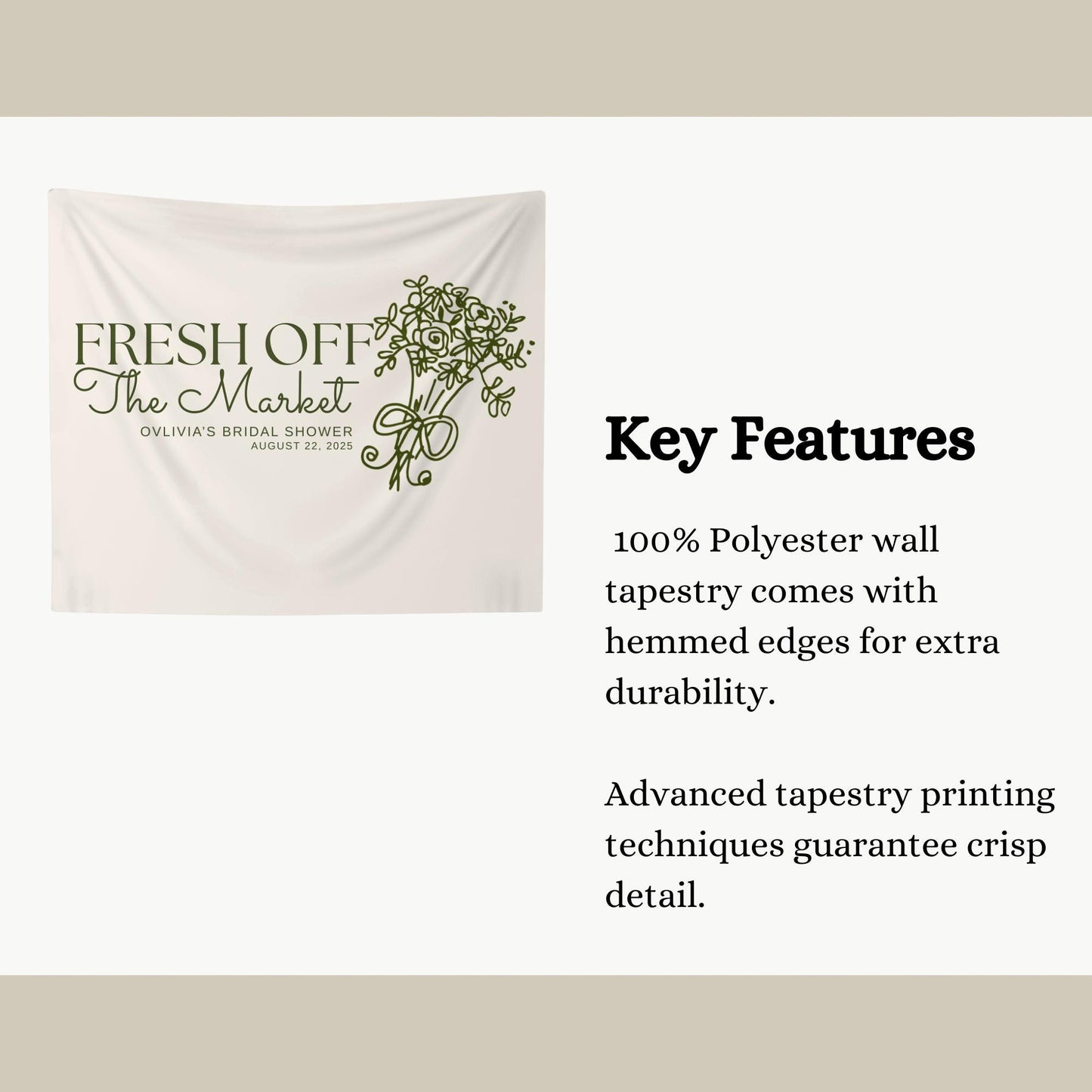 Fresh Off The Market Sign Fresh Off The Market Bridal Shower Banner Minimalist Bridal Shower Sign Flower Market Bridal Shower Decorations