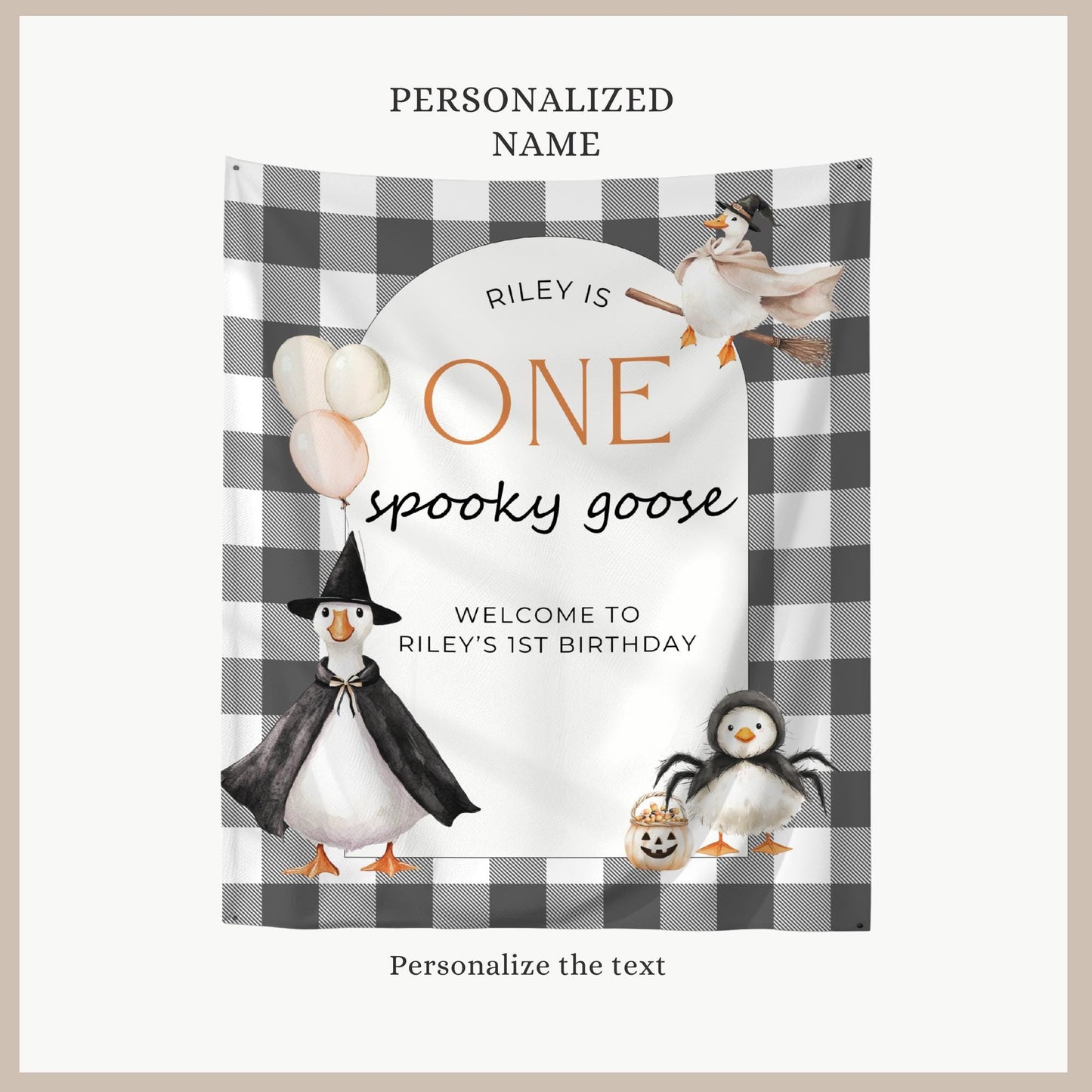 one silly goose, spooky one invite, 1st birthday spooky, 1st birthday boy, spooky one birthday, 1st birthday banner, halloween boy invite, spooktacular party, welcome sign, first boo day, halloween birthday, halloween party, one spooky goose