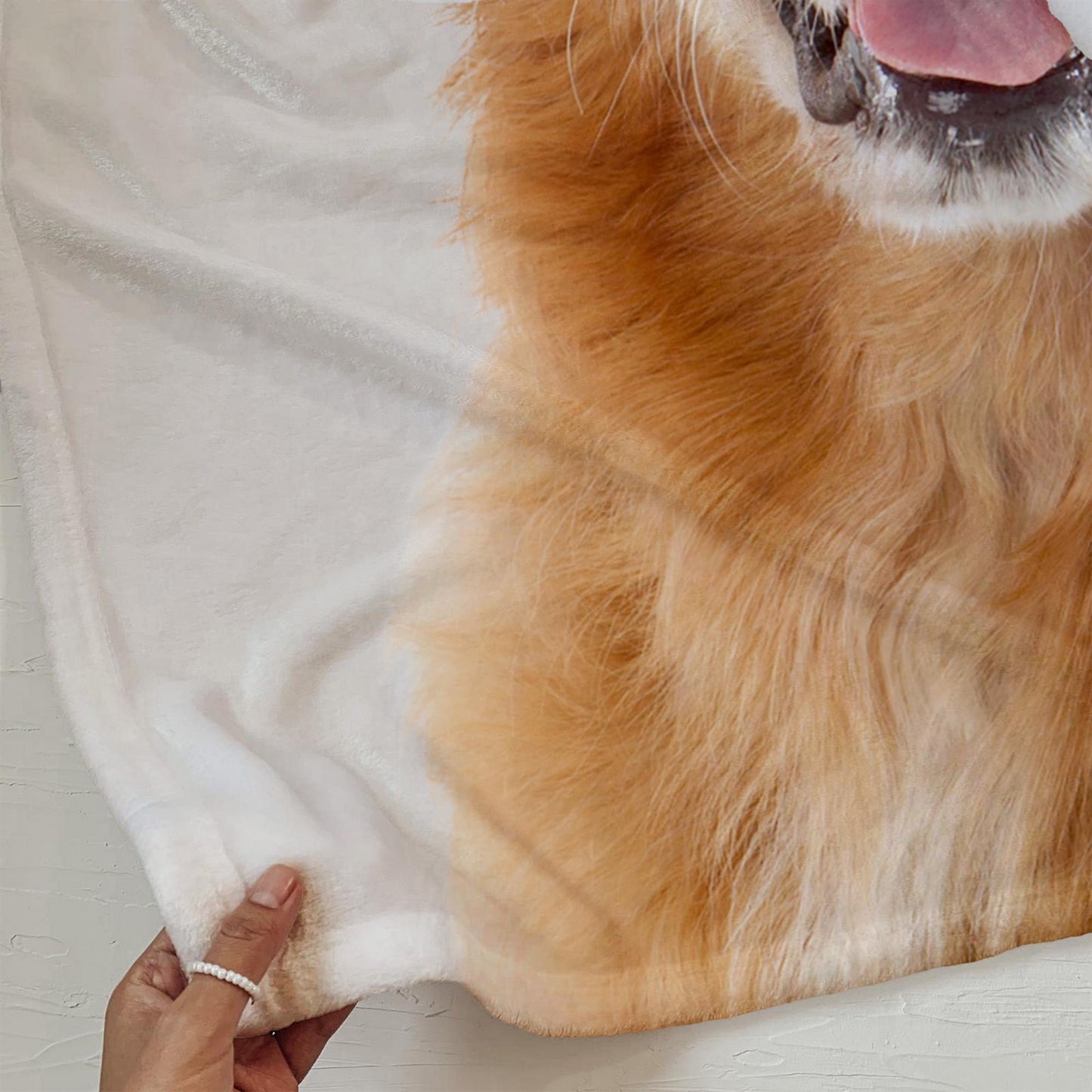 Pet Photo Blanket, Custom Pet Photo Throw, Personalized Dog Lover Keepsake, Unique Memorial Blanket for Pet Owners