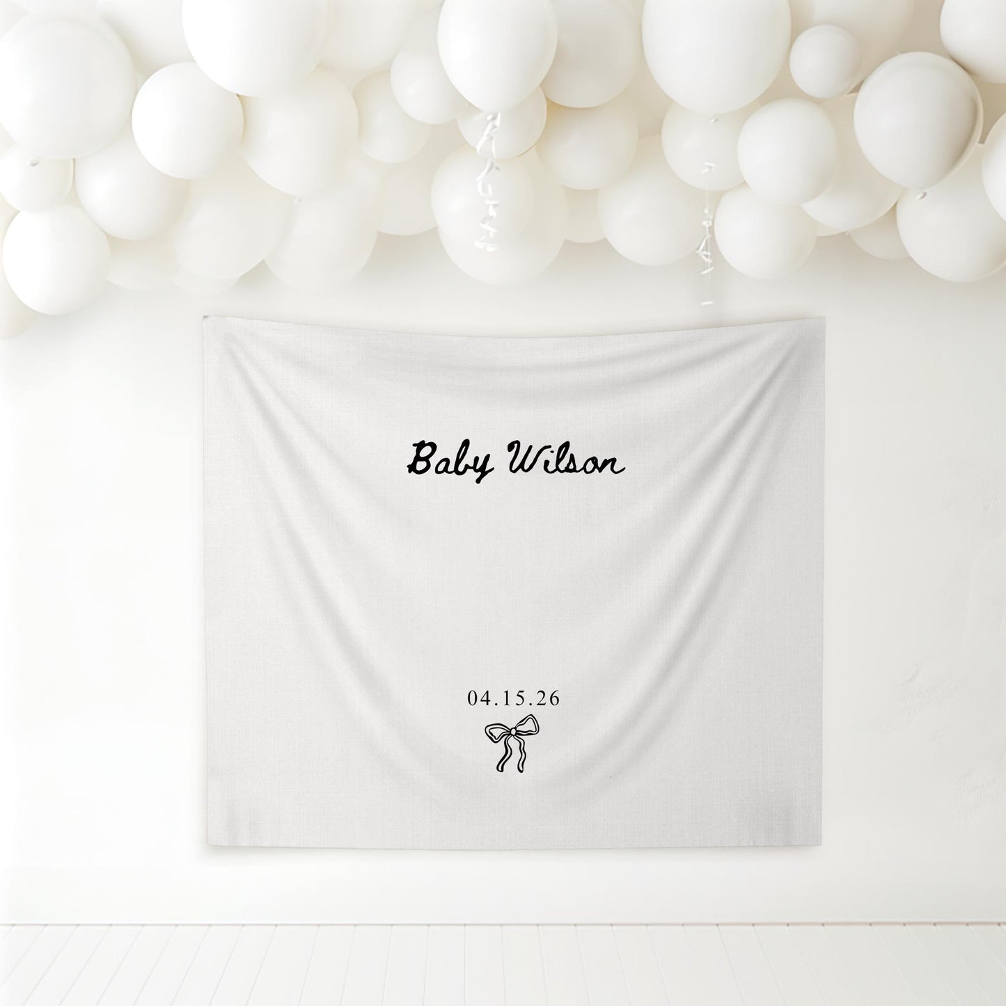 Welcome Sign for Baby Shower, Personalized Fabric Baby Shower Sign, Custom Baby Shower Sign, Custom Baby Shower Decor, Oh Baby Welcome Sign