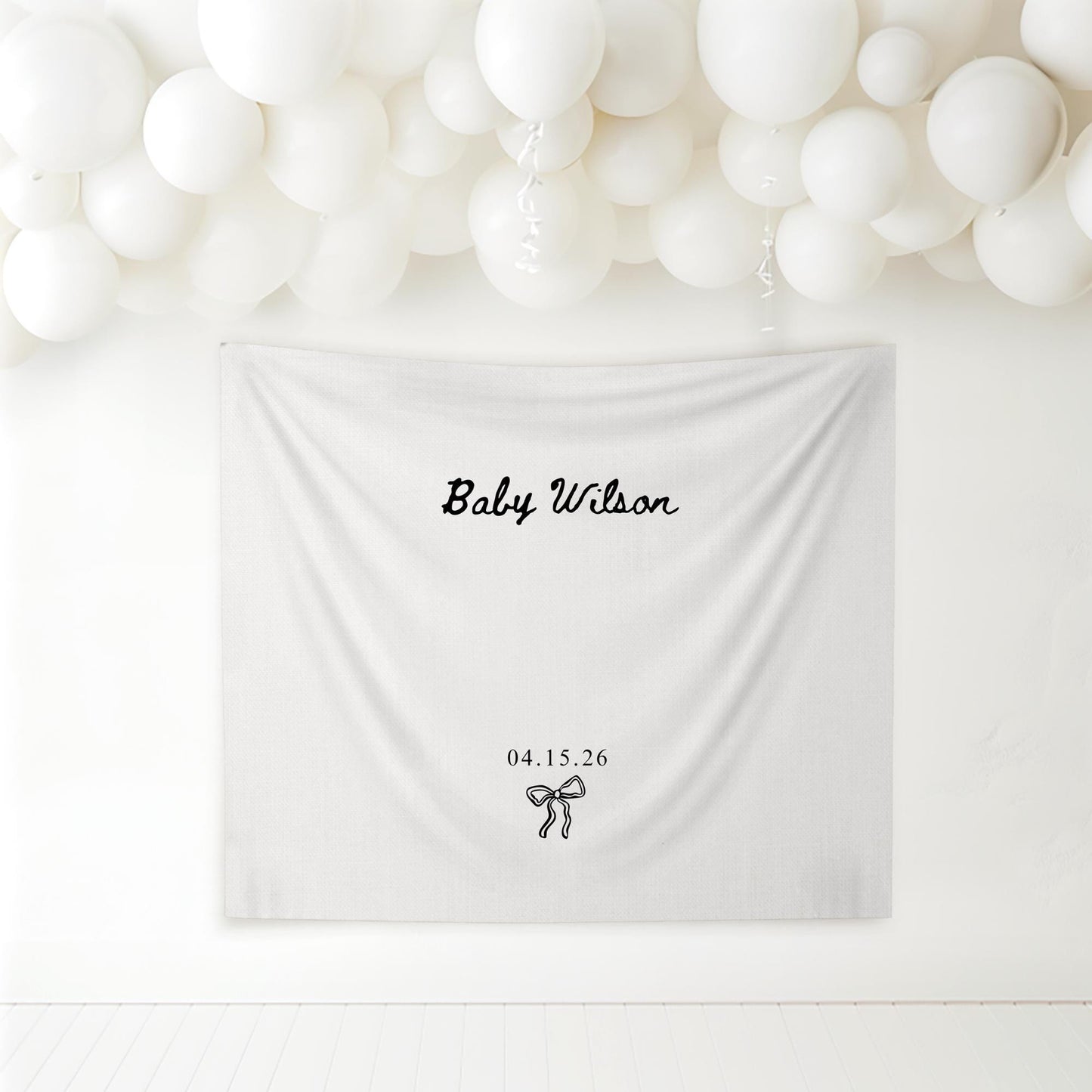 Welcome Sign for Baby Shower, Personalized Fabric Baby Shower Sign, Custom Baby Shower Sign, Custom Baby Shower Decor, Oh Baby Welcome Sign