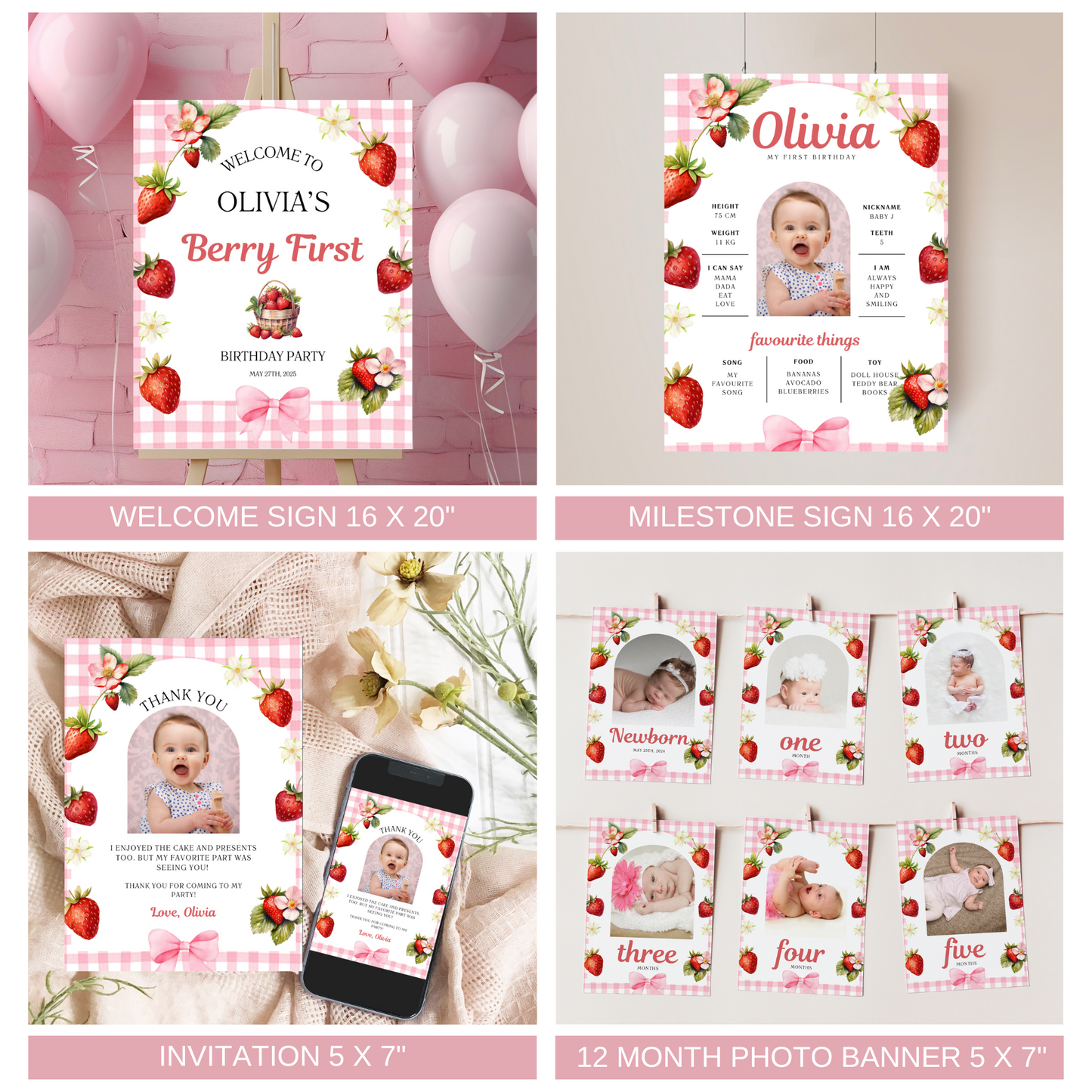 Berry First Birthday Bundle