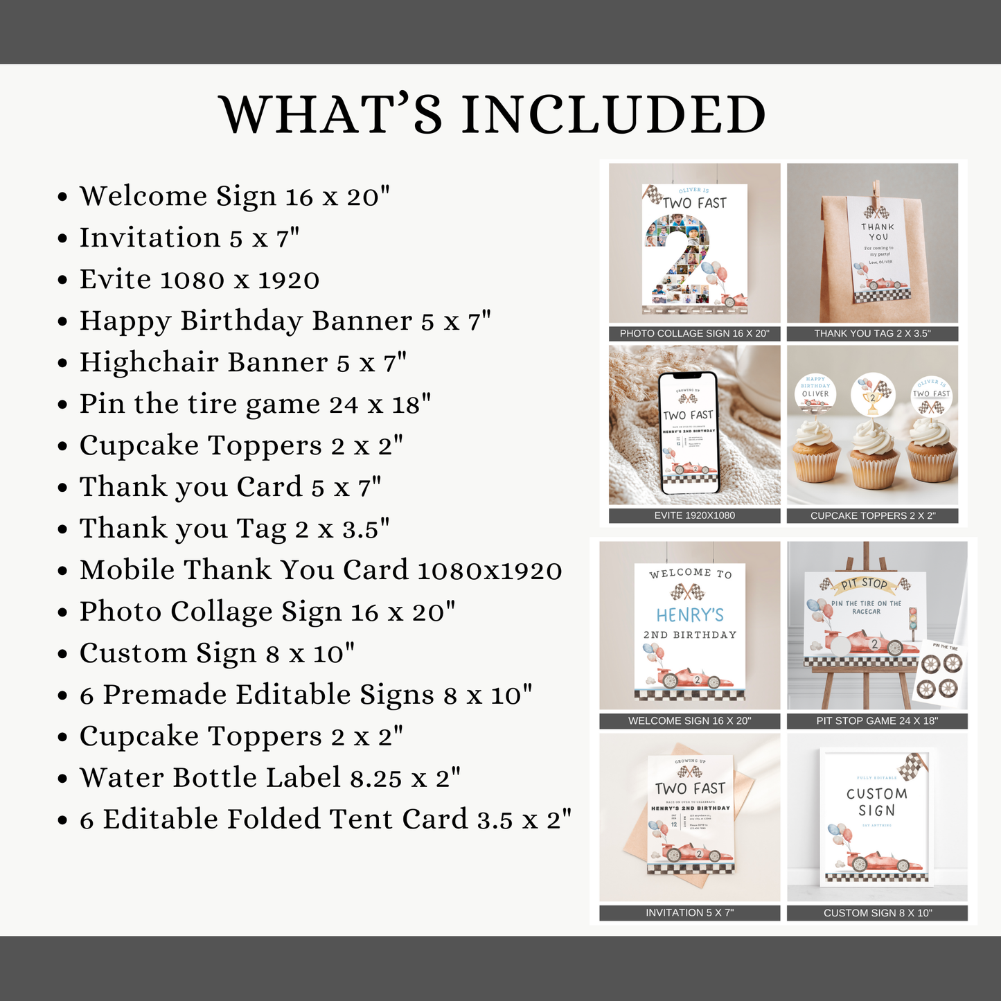 Two Fast Birthday Bundle