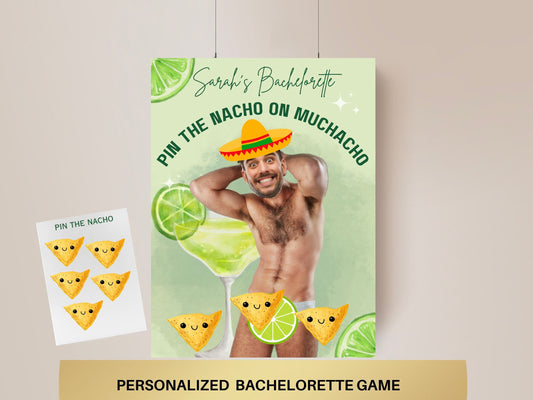 Margs and Matrimony Bachelorette Party Game Template Final Fiesta personalized decor sign Tequila Bach Editable Games Groom Face Decor