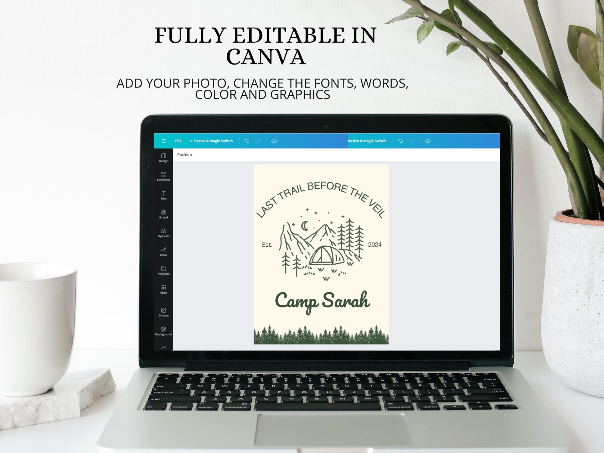 Last trail before the veil Bachelorette Welcome Sign Template Camping bach Party Decor Cabin Sign Bach Camp wild in the woods hiking hen