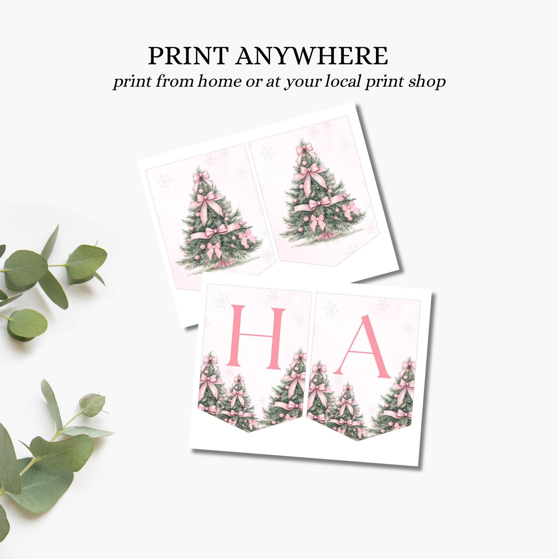 Winter ONEderland Birthday Banner Pink Christmas Girl 1st Birthday Sign First ONEderland Party with Pink Bows Holiday Birthday Snowflake