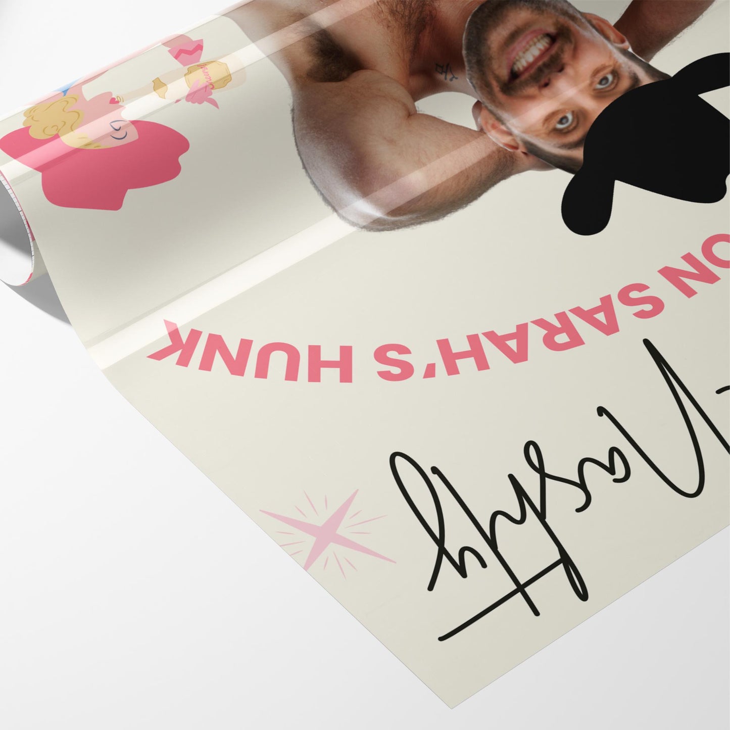 Nashville Bachelorette Party Game Let's Get Nashty Disco Cowgirl Hen Party Groom face personalized decor sign Pin the Junk on the Hunk