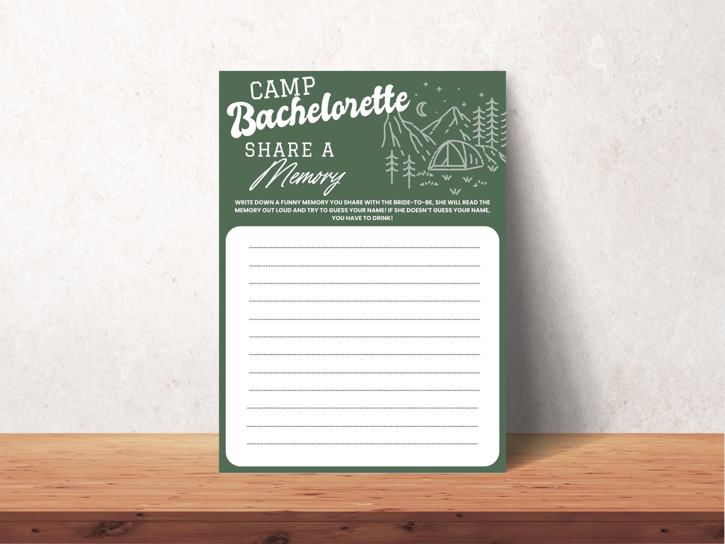 Camp Bachelorette Party Games Bundle Bachelorette Games Package Editable Printable Games Bachelorette Drinking Games Cabin Bachelorette