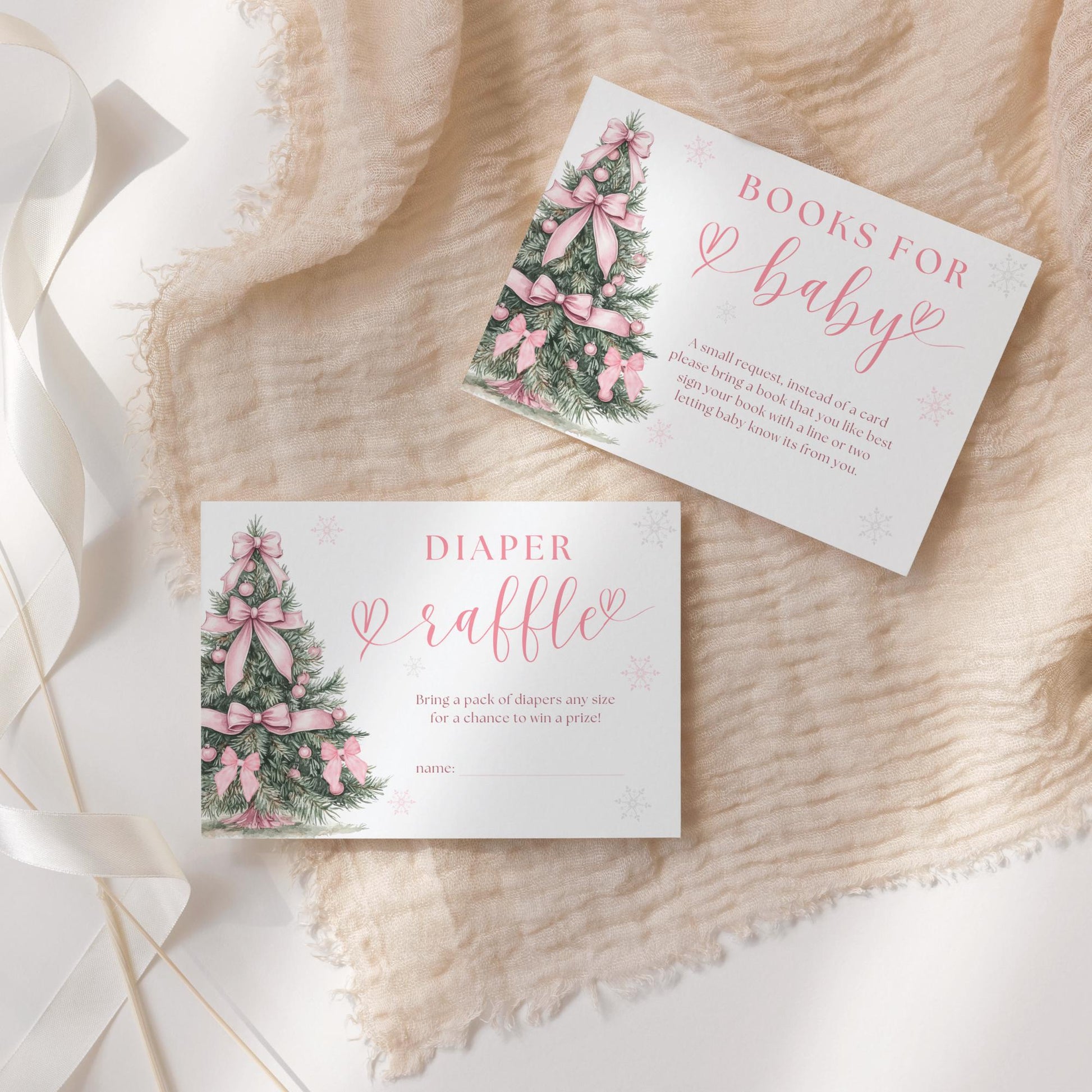 Baby its Cold Outside Baby Shower Invitation Pink Christmas Baby Shower Invite Winter Wonderland Baby Shower Evite Winter Pink Bow Baby