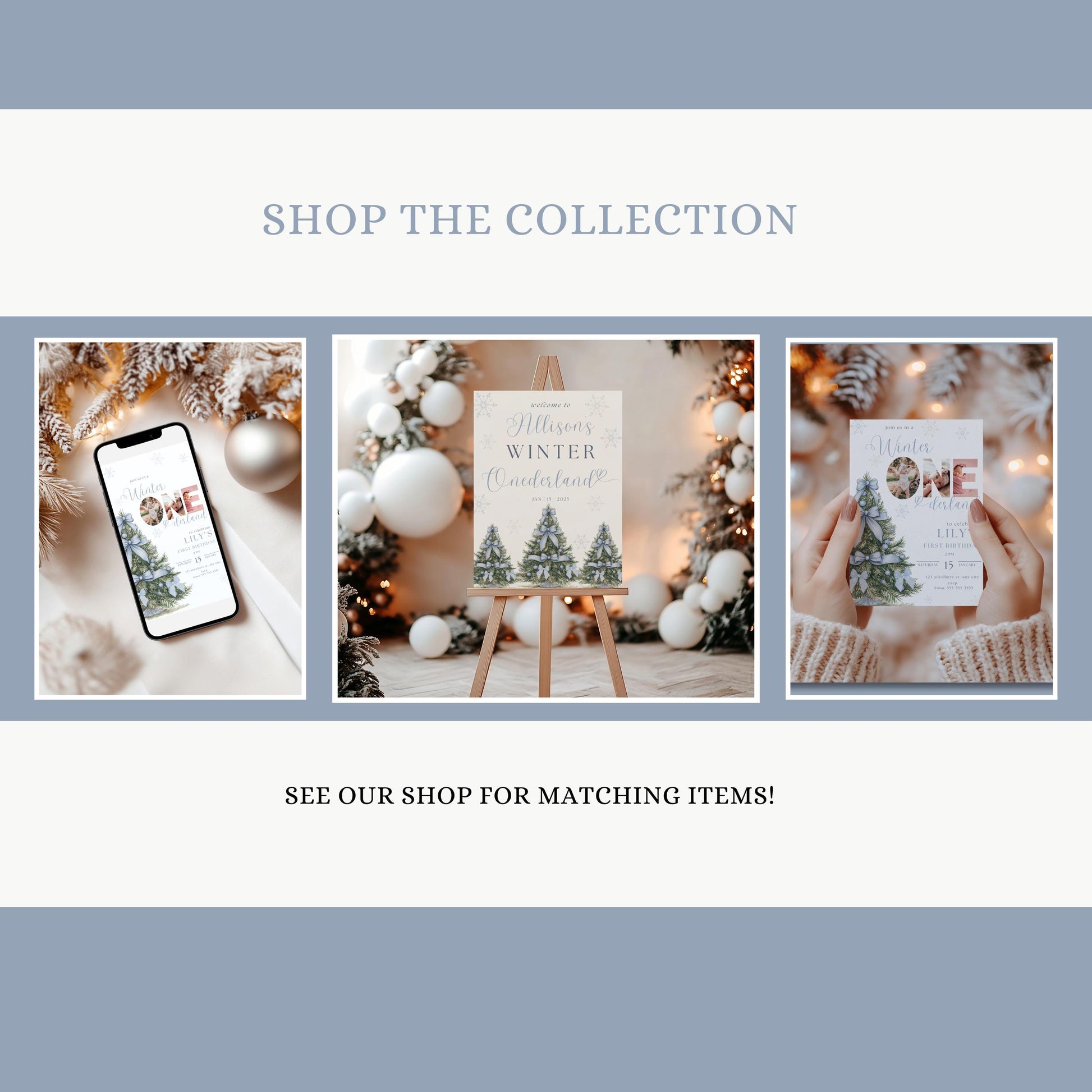 Winter Onederland Time Capsule Sign Editable Time Capsule Sign Blue Bow Snowflake Birthday Sign Winter Wonderland first Birthday sign