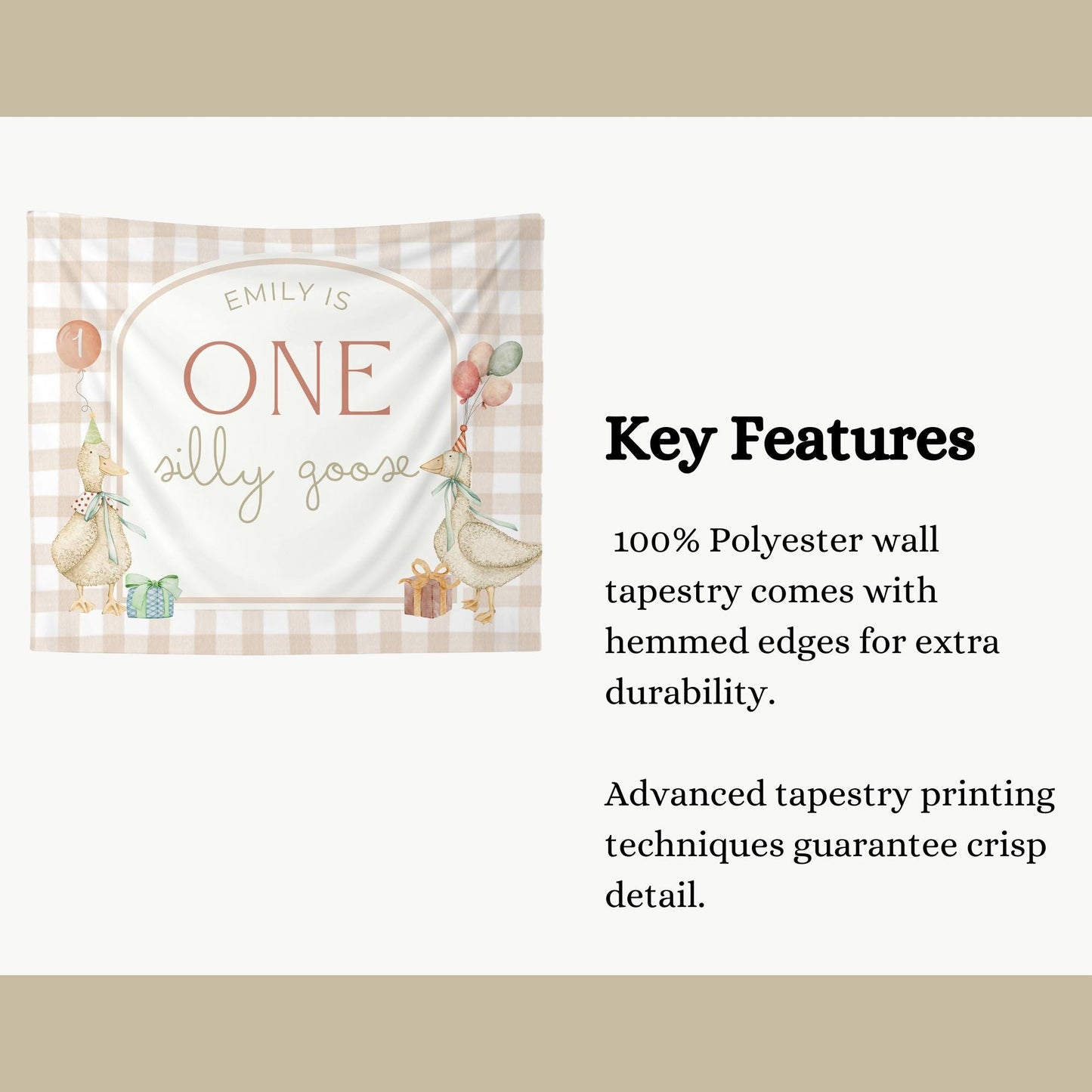 One Silly Goose Birthday Invite Gender Neutral First Birthday 1st Birthday Silly Goose Decor Editable Invitation Nursery Rhyme Birthday