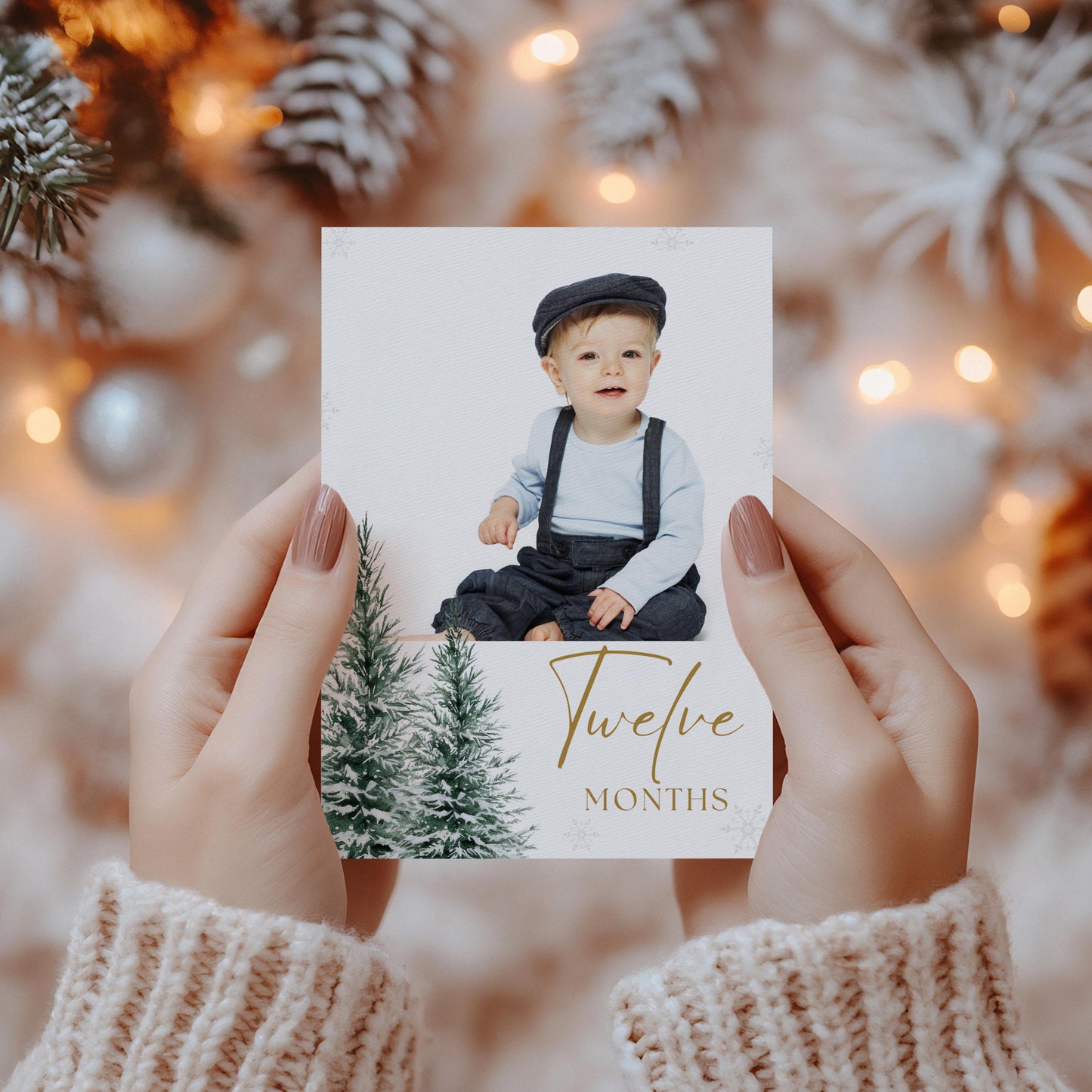 Winter Wonderland Monthly Photo Banner Only, Winter Wonderland Decorations, Snowflake Picture Banner, Winter Onederland First Birthday Party