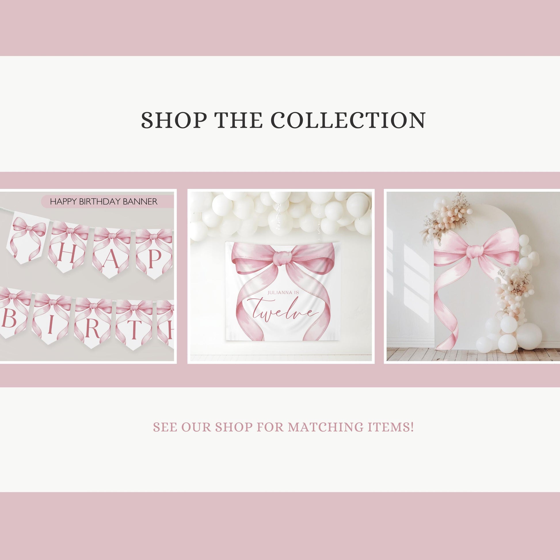 12th Birthday Invitation Pink Coquette Invite Girl Twelfth Pink Bow Birthday Evite Tween Birthday Party Bow Party Invitation editable
