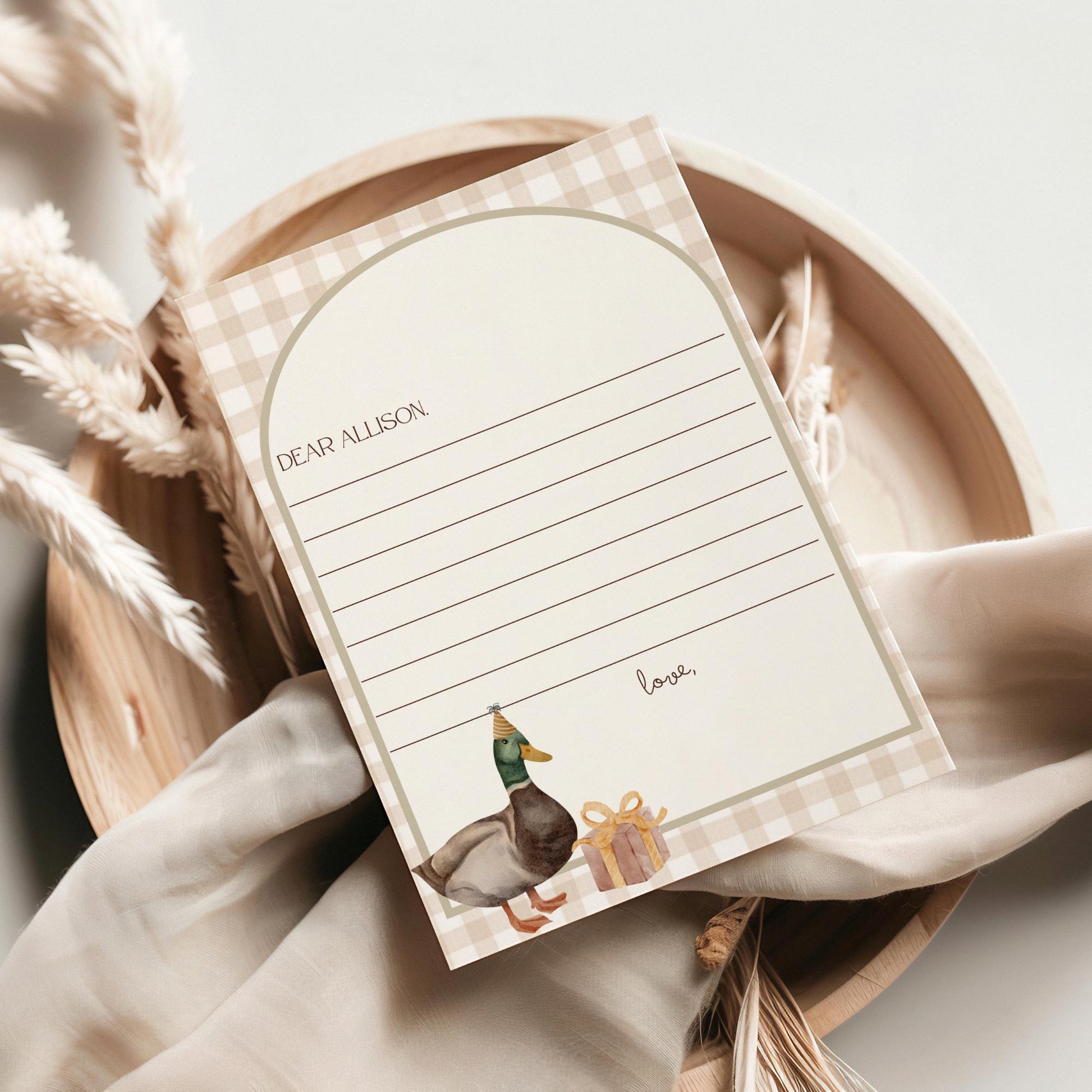 One Lucky Duck Birthday Time Capsule Sign Mallard Duck Theme First Birthday Party Gender neutral 1st Birthday Duck Hunting Party Guest Book