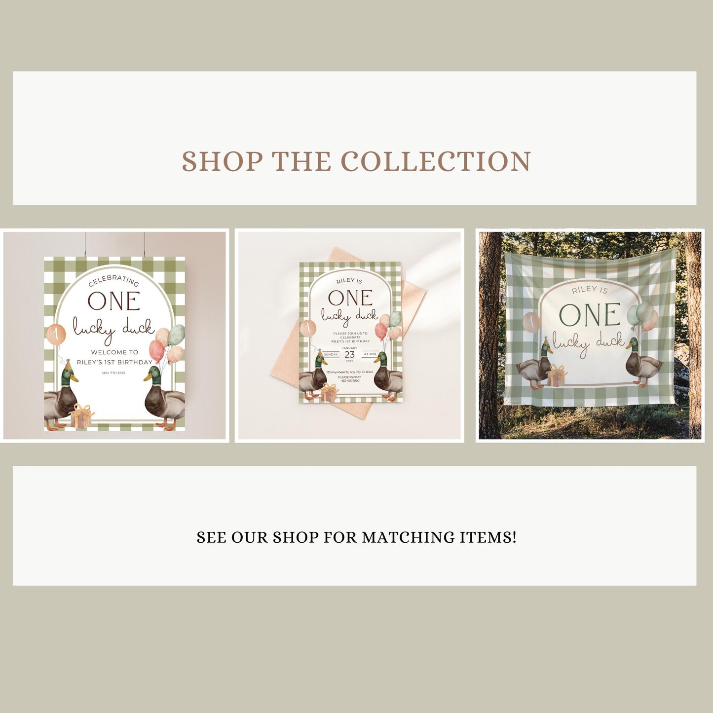 One Lucky Duck Birthday Milestone Sign Editable Mallard Duck Party Monthly Banner 1st Birthday Photo Banner Milestone photo sign