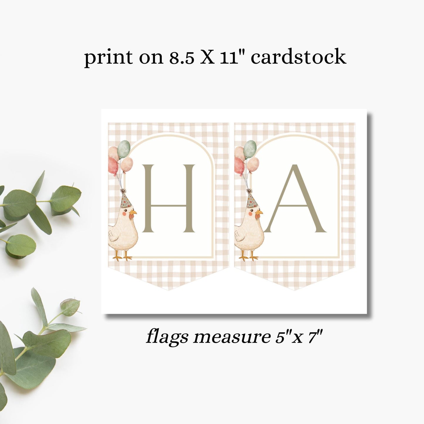 One Cute Chick First Birthday Party Sign Happy Birthday Banner Chicken 1st Birthday Bunting This Chick is One Birthday Party Chicken Banner