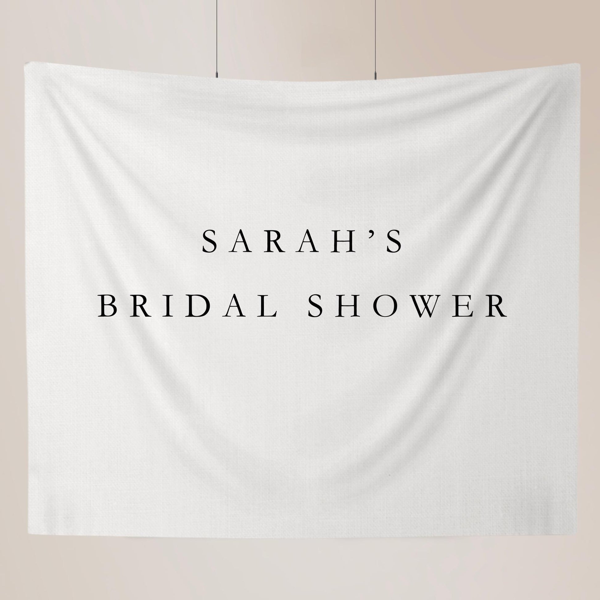 Personalized Bridal Shower Banner Custom Wedding Shower Banner Fabric Sign Fabric Bridal Shower Decor Hanging Linen Backdrop Welcome Sign
