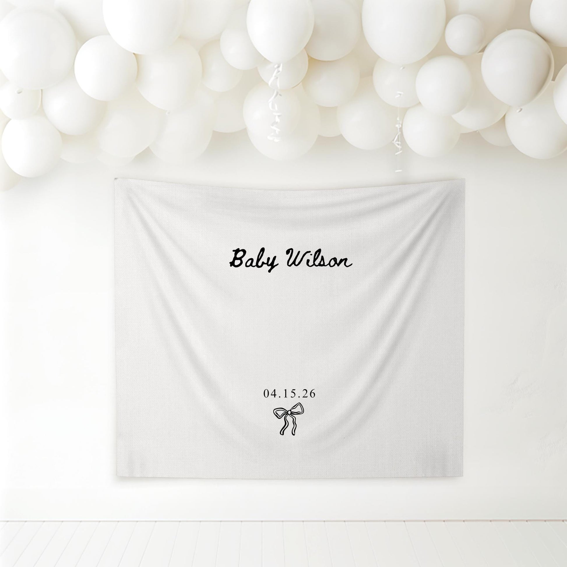 Welcome Sign for Baby Shower, Personalized Fabric Baby Shower Sign, Custom Baby Shower Sign, Custom Baby Shower Decor, Oh Baby Welcome Sign