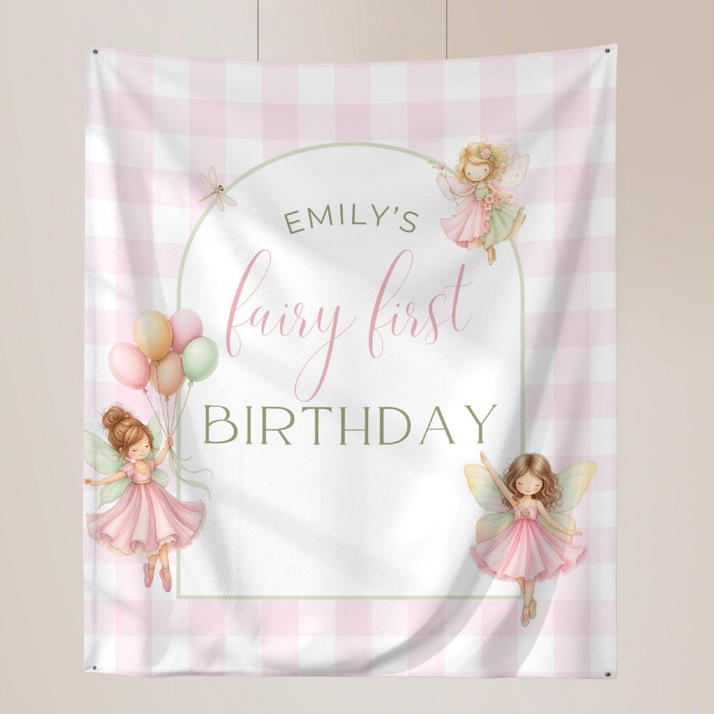 monthly banner, fairy first birthday, fairy first, enchanted forest, enchanted garden, fairy birthday, fairy garden, fairy tale party, birthday banner, editable template, happy birthday, monthly photo banner, printable banner