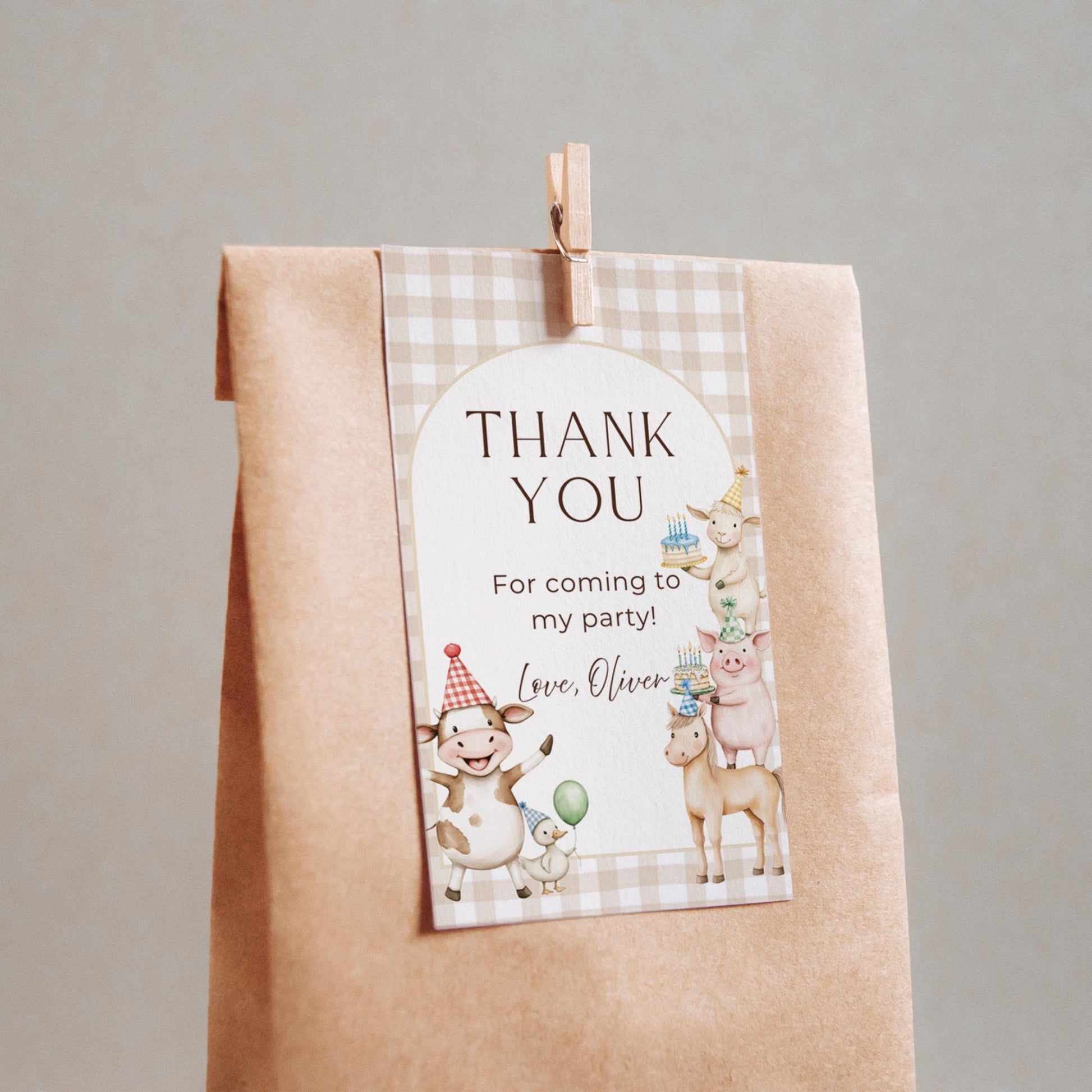 birthday favor tags,printable favor tags,thank you tags,barnyard animals,farm animal tags,thank you farm tag,barnyard tag,cute farm animals,barnyard animal tag,farm theme tags,farm theme party,barnyard theme,red farm tag