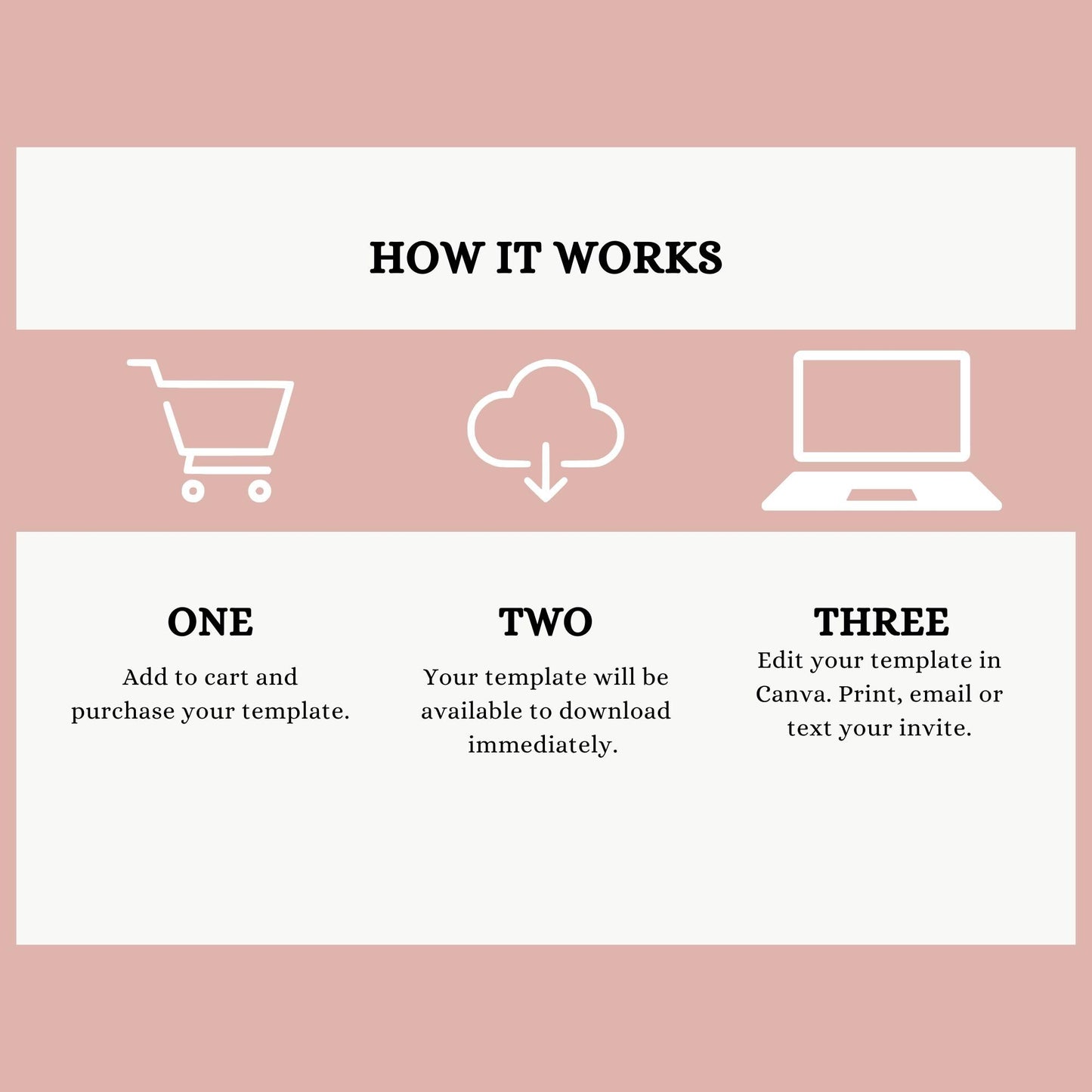 Nutcracker Winter Onederland First Birthday Invitation | Pink Pastel Christmas 1st Birthday Invite Template | Instant Download