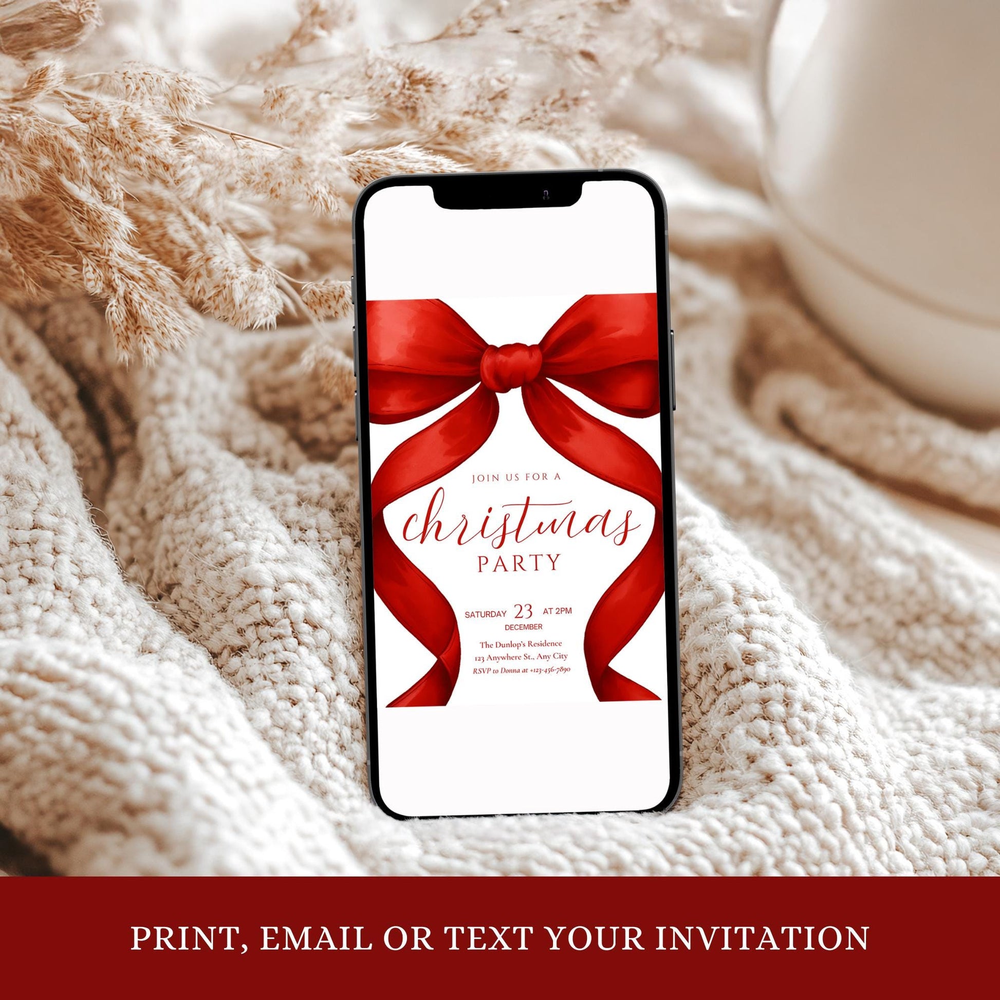 Christmas Bridal Shower Invitation, Winter Bridal Shower, A Merry Little Bridal Shower, Tis The Season To Be Married, Holiday Bridal Shower